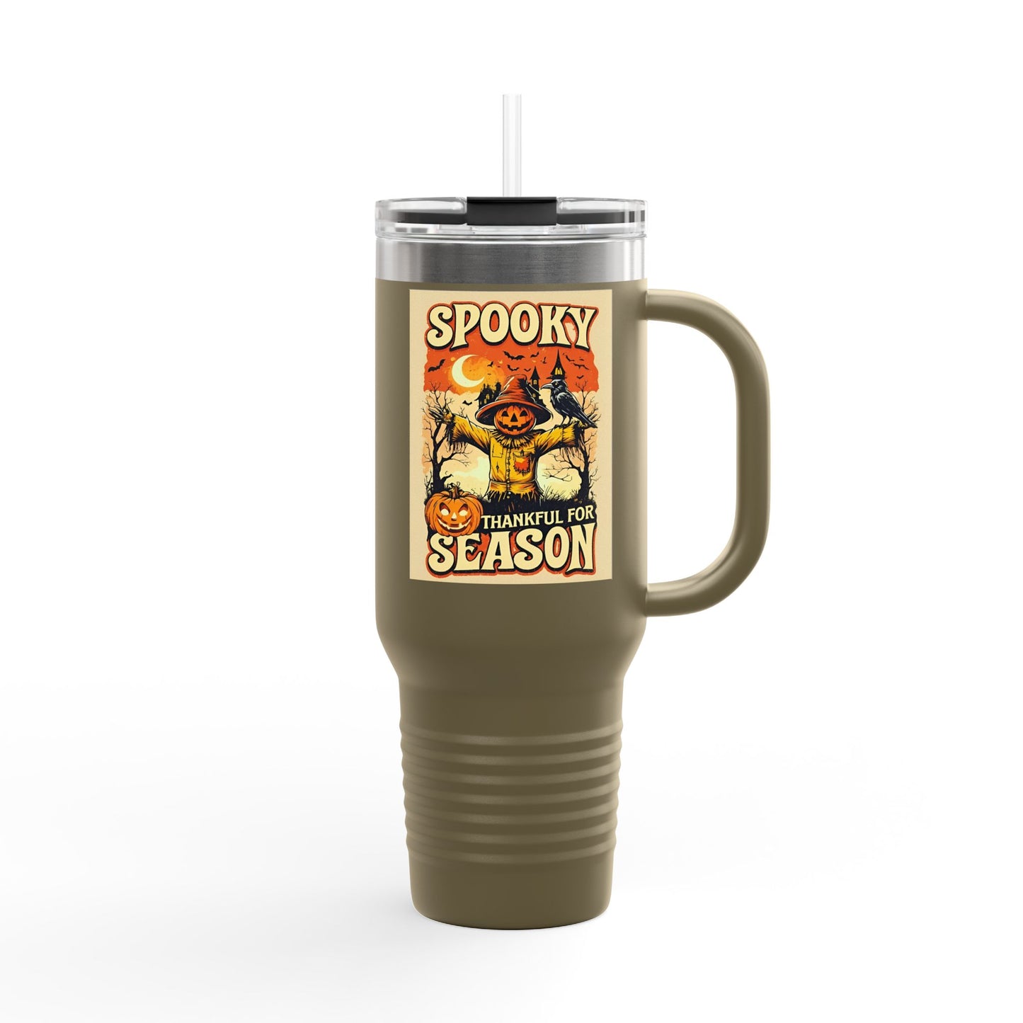 Spooky Thankful for the Season Mug π | Cute Pumpkin Halloween Coffee Cup Travel Mug