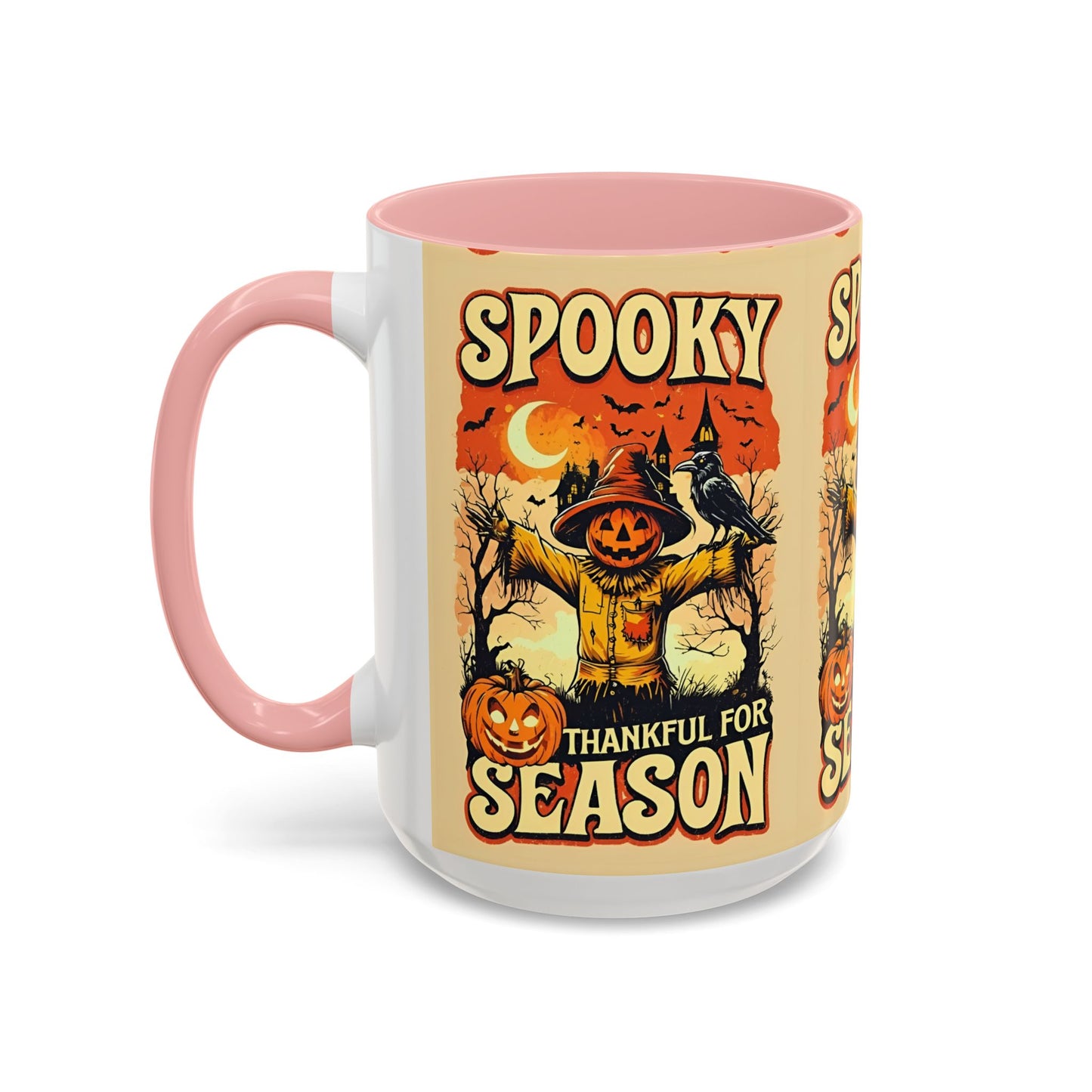 Spooky Thankful for the Season Mug π | Cute Pumpkin Halloween Coffee Cup Accent Mug