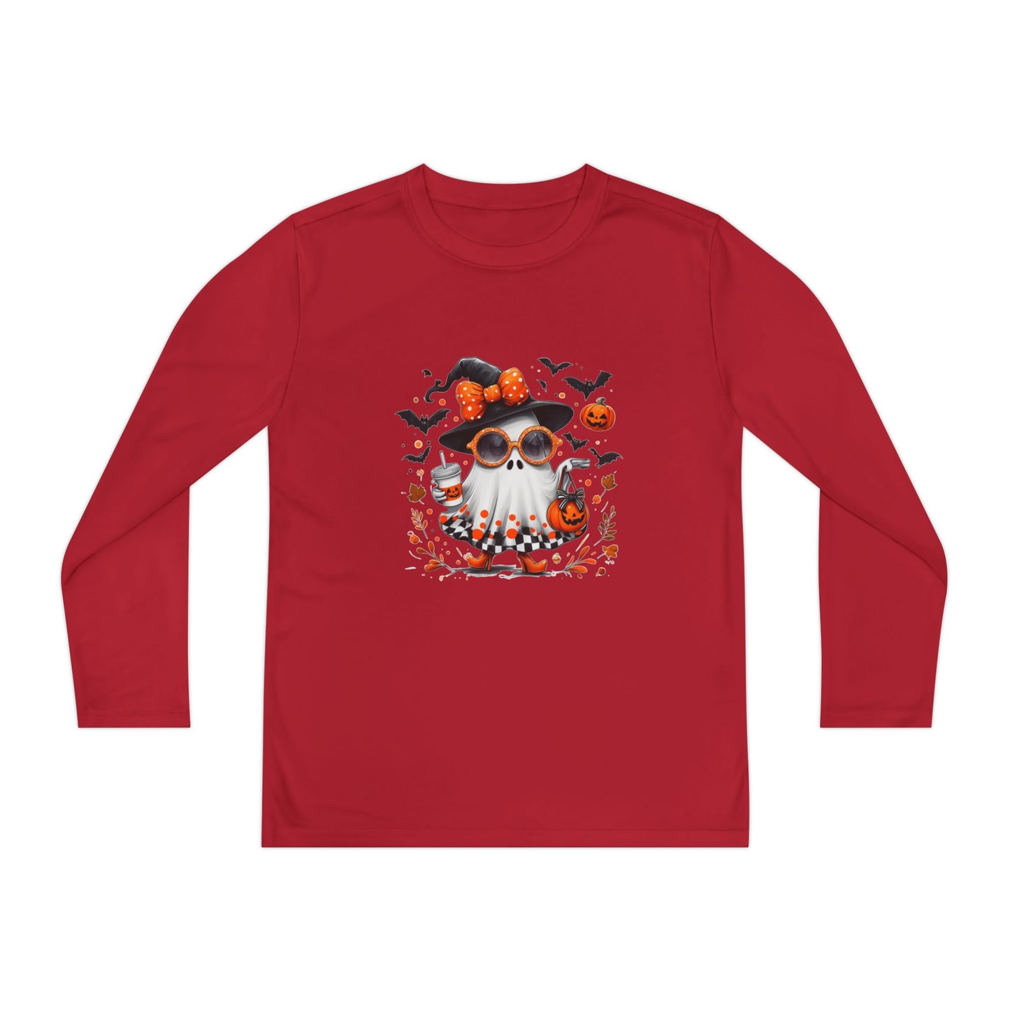 Cute Halloween Ghost  | Trendy Witch Ghost Outfit | Spooky Fall Shirt for Women | Pumpkin Aesthetic Halloween Apparel Gift