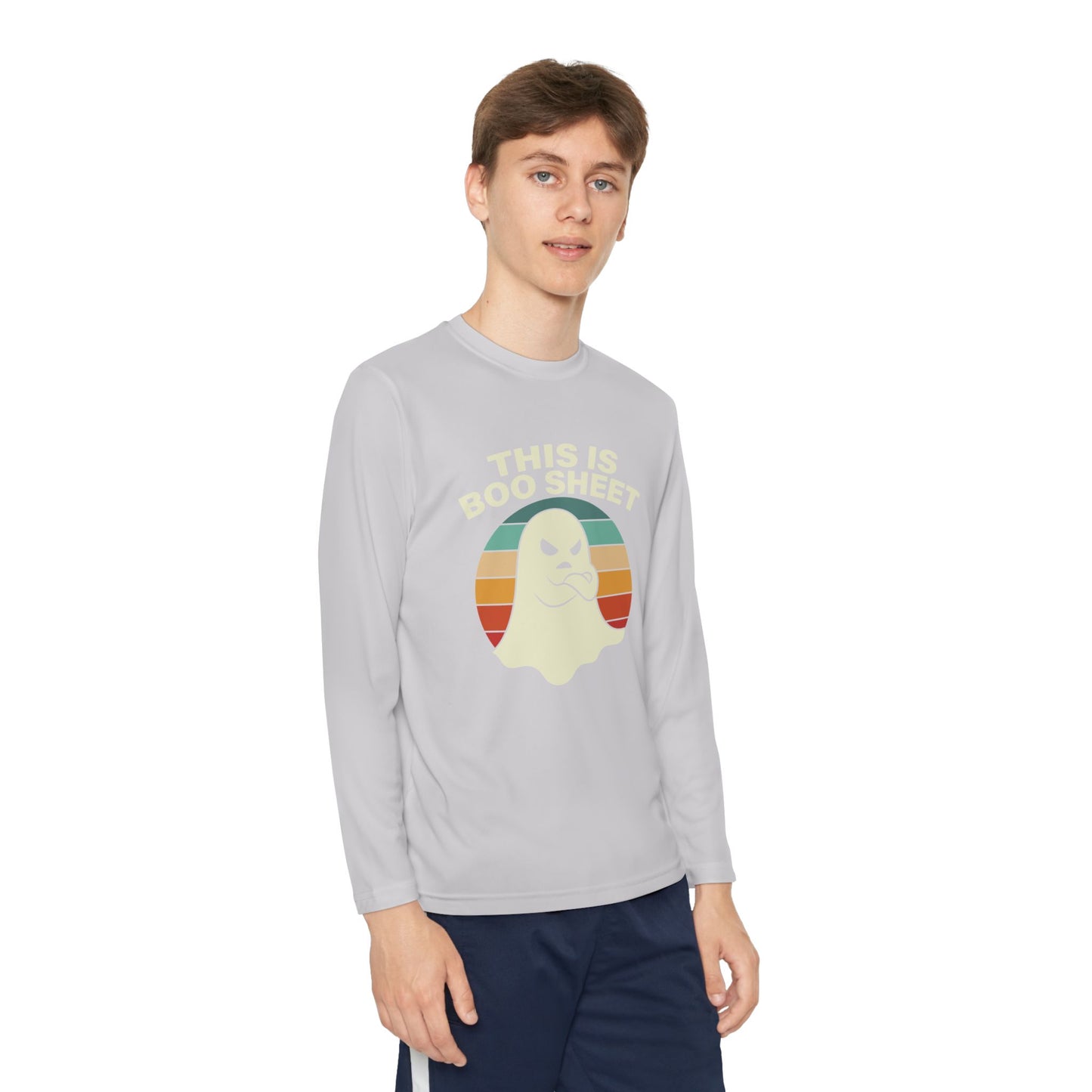 This Is Boo Sheet Funny Halloween T‑Shirt | Sarcastic Ghost Shirt for Spooky Season | Retro Ghost Graphic Tee for Men & Women