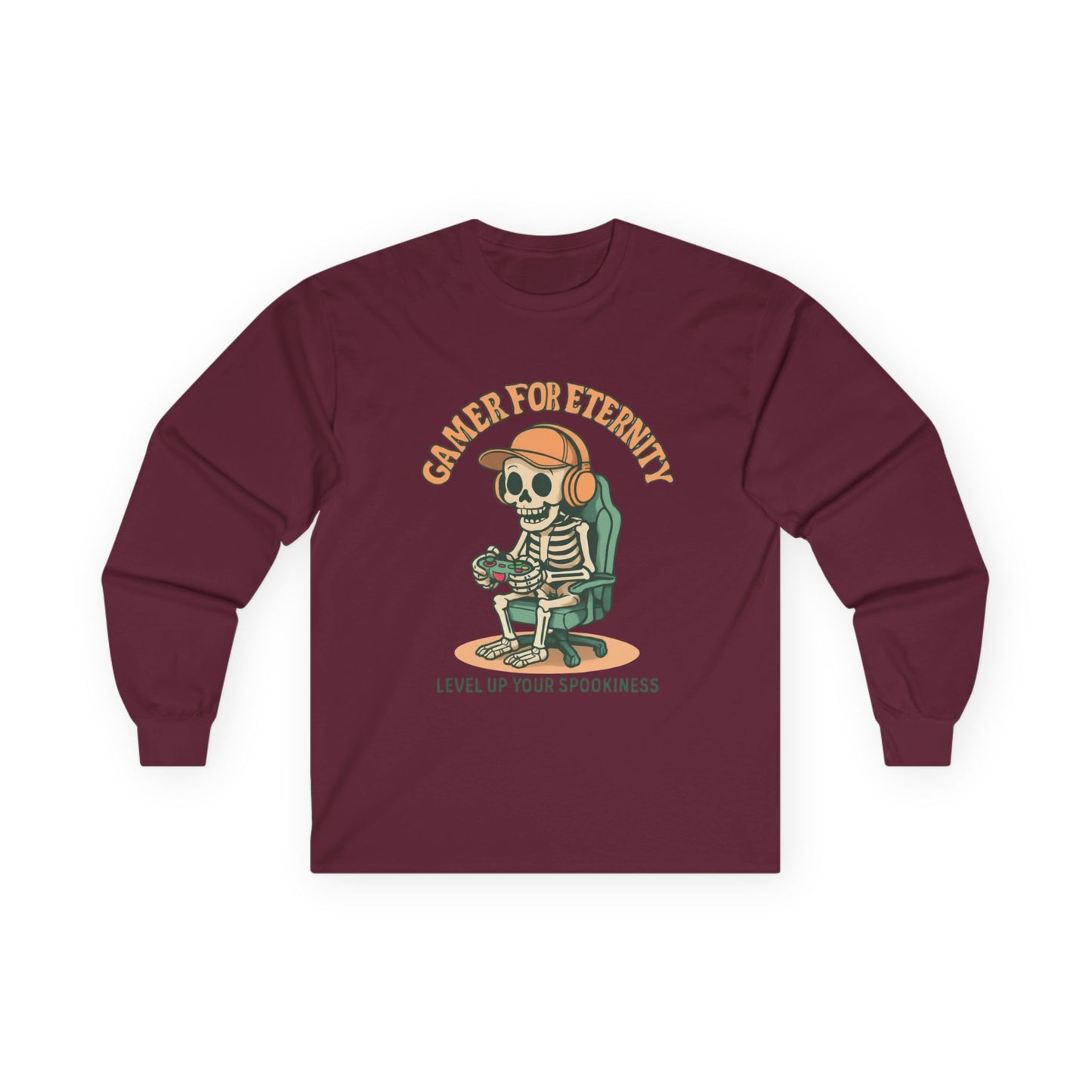 Gamer Skeleton Design – Gaming Skeleton Artwork for Halloween & Spooky Gamers