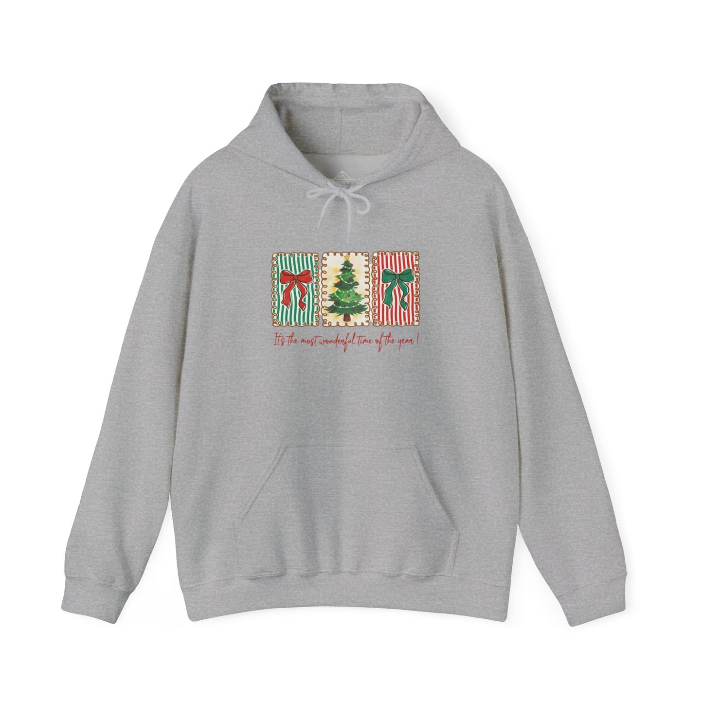 Festive Christmas Tree & Bow Design | It’s the Most Wonderful Time of the Year – Holiday Shirt, Mug, Tote & Home Decor