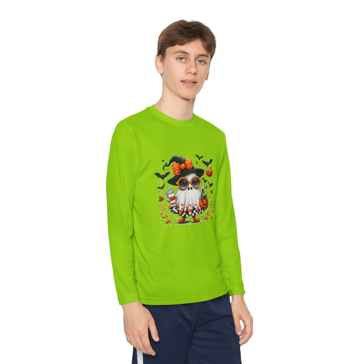 Cute Halloween Ghost  | Trendy Witch Ghost Outfit | Spooky Fall Shirt for Women | Pumpkin Aesthetic Halloween Apparel Gift