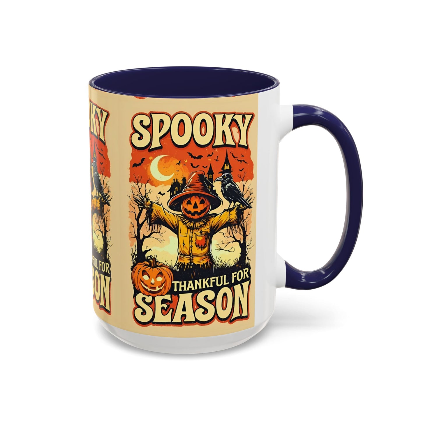 Spooky Thankful for the Season Mug π | Cute Pumpkin Halloween Coffee Cup Accent Mug