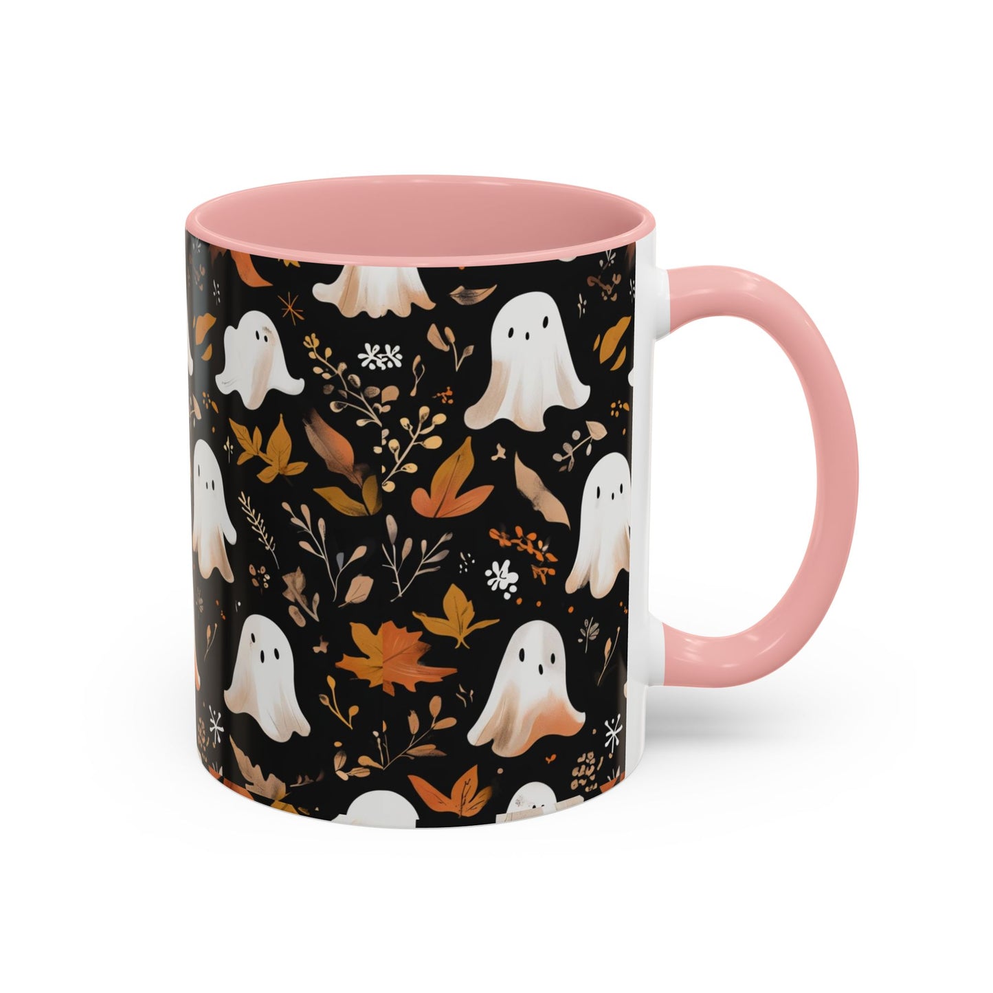 Halloween Ghost Coffee Mug, Cute Fall Mug, Spooky Drinkware, Autumn Gift, Ghost Decor, Accent Mug