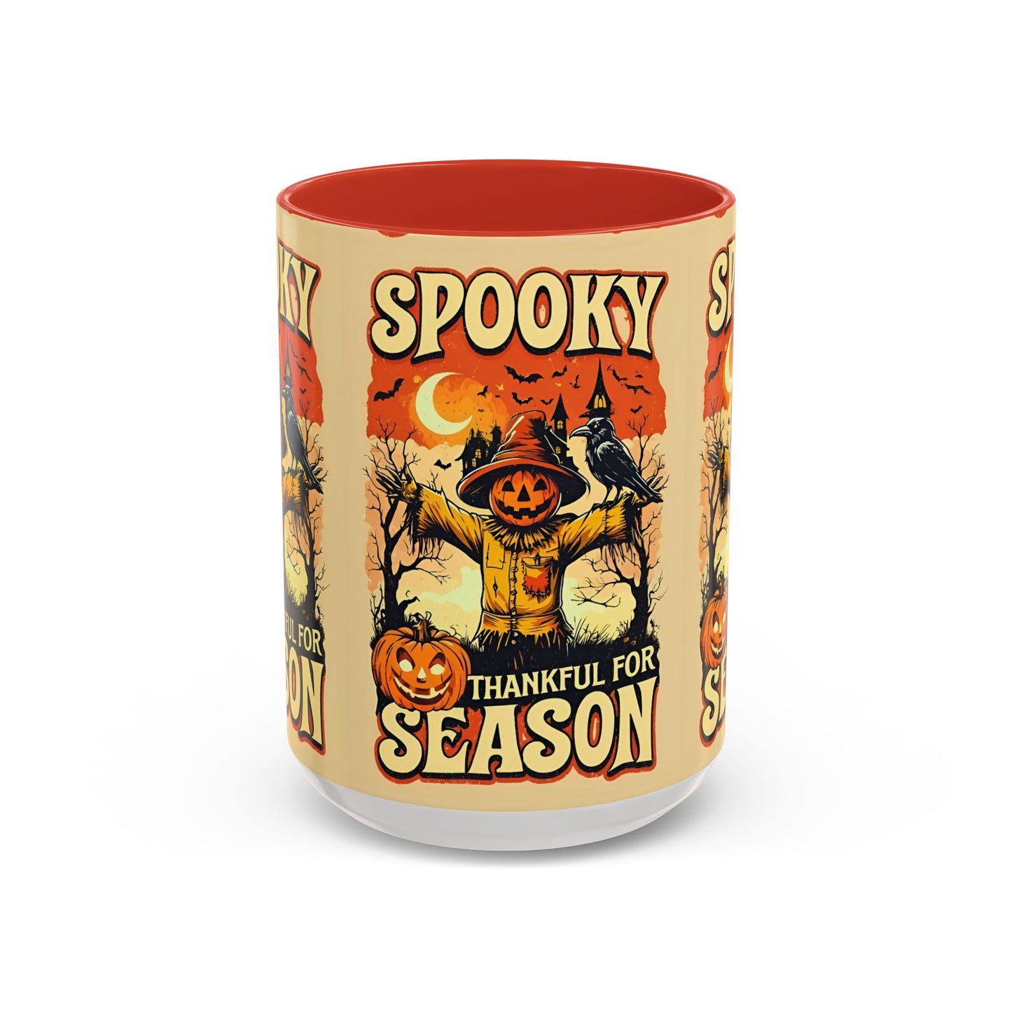 Spooky Thankful for the Season Mug π | Cute Pumpkin Halloween Coffee Cup Accent Mug
