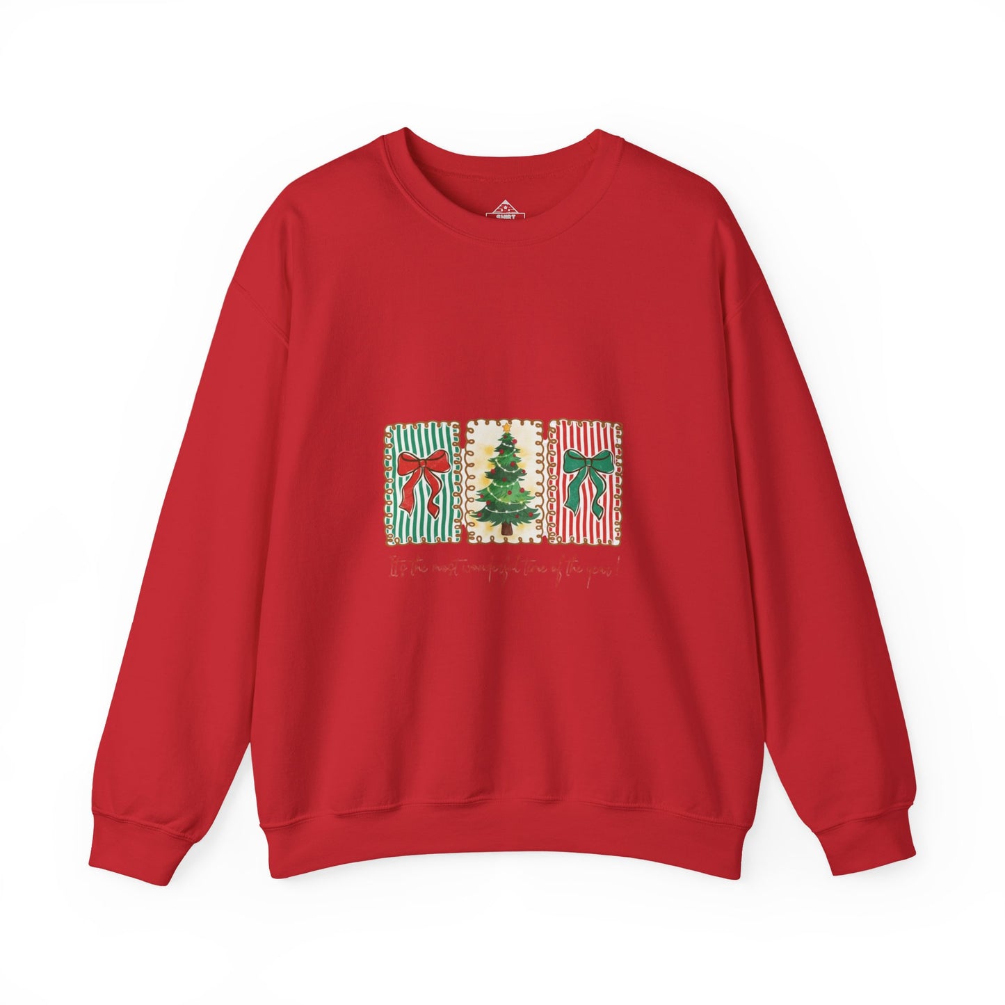 Festive Christmas Tree & Bow Design | It’s the Most Wonderful Time of the Year – Holiday Shirt, Mug, Tote & Home Decor