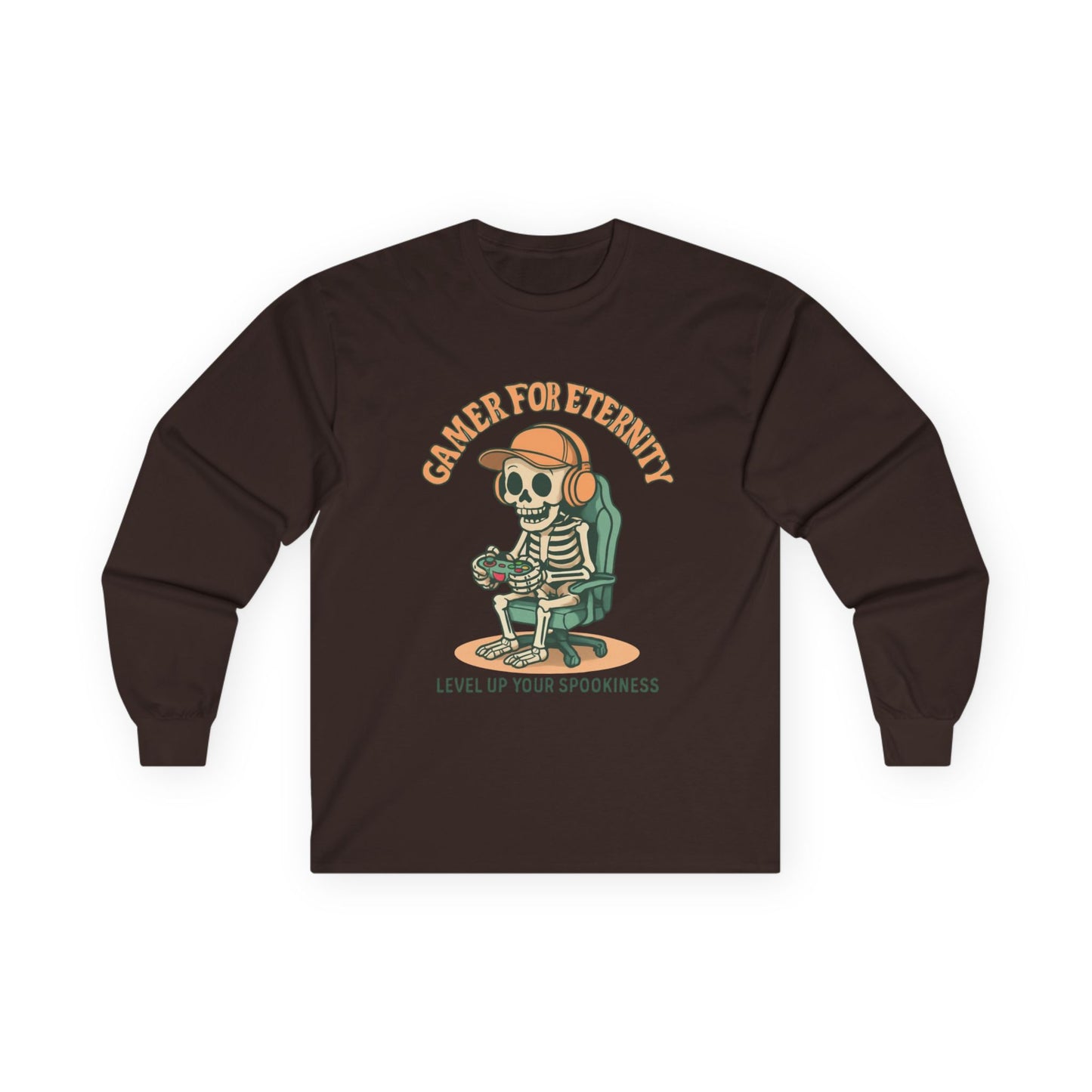 Gamer Skeleton Design – Gaming Skeleton Artwork for Halloween & Spooky Gamers