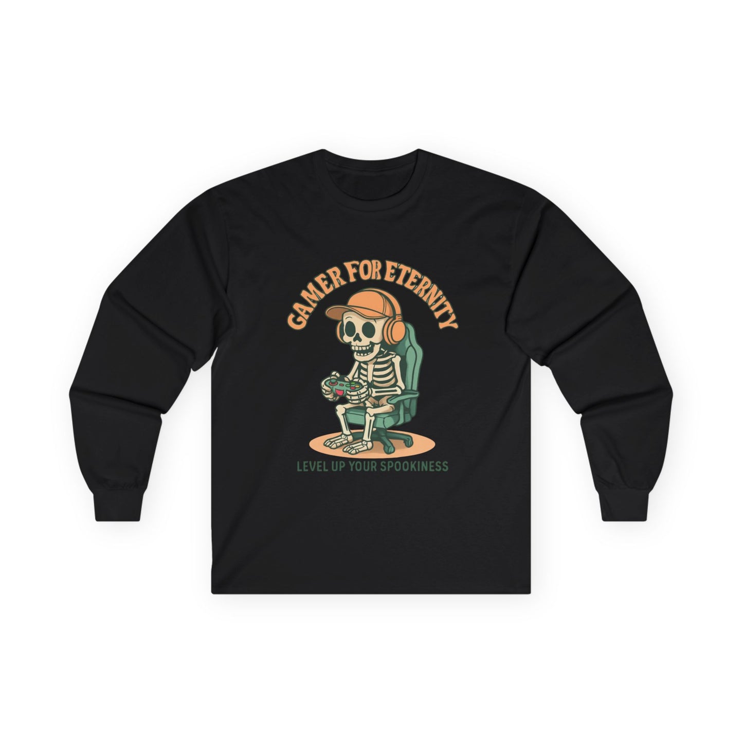 Gamer Skeleton Design – Gaming Skeleton Artwork for Halloween & Spooky Gamers