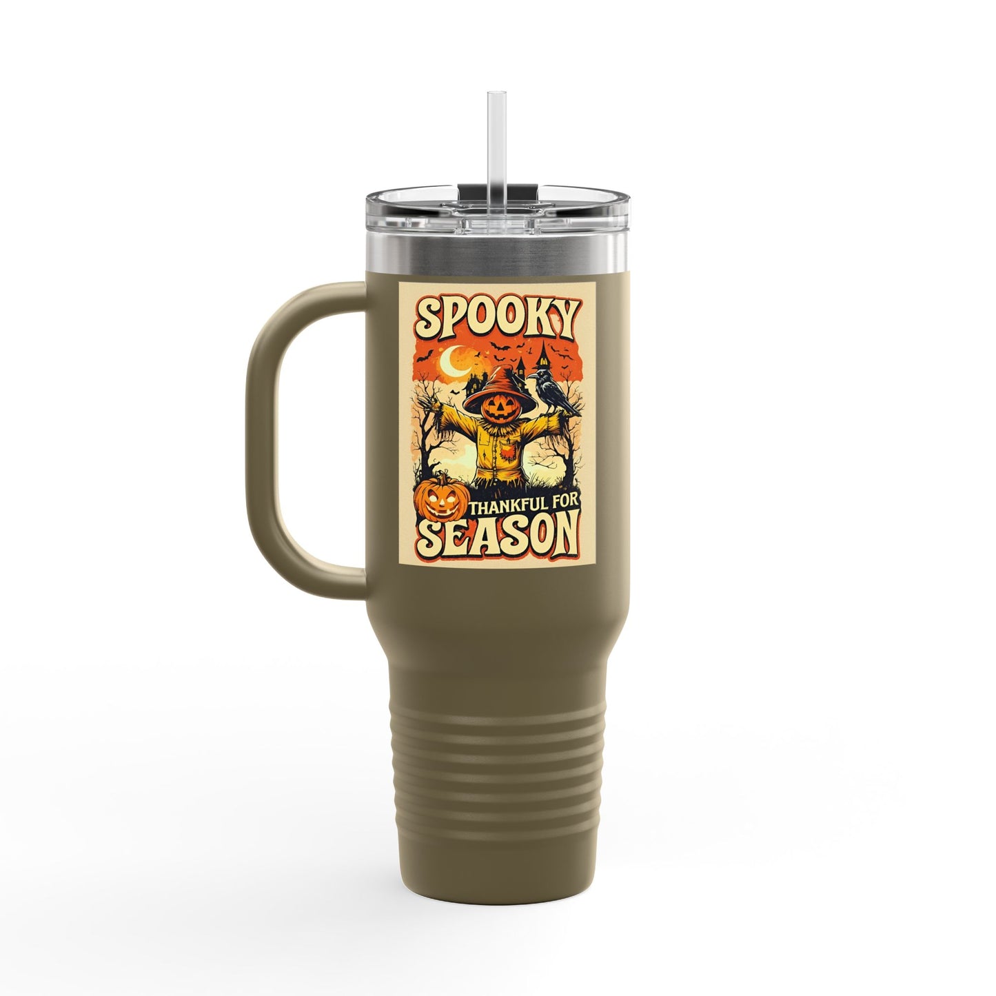 Spooky Thankful for the Season Mug π | Cute Pumpkin Halloween Coffee Cup Travel Mug