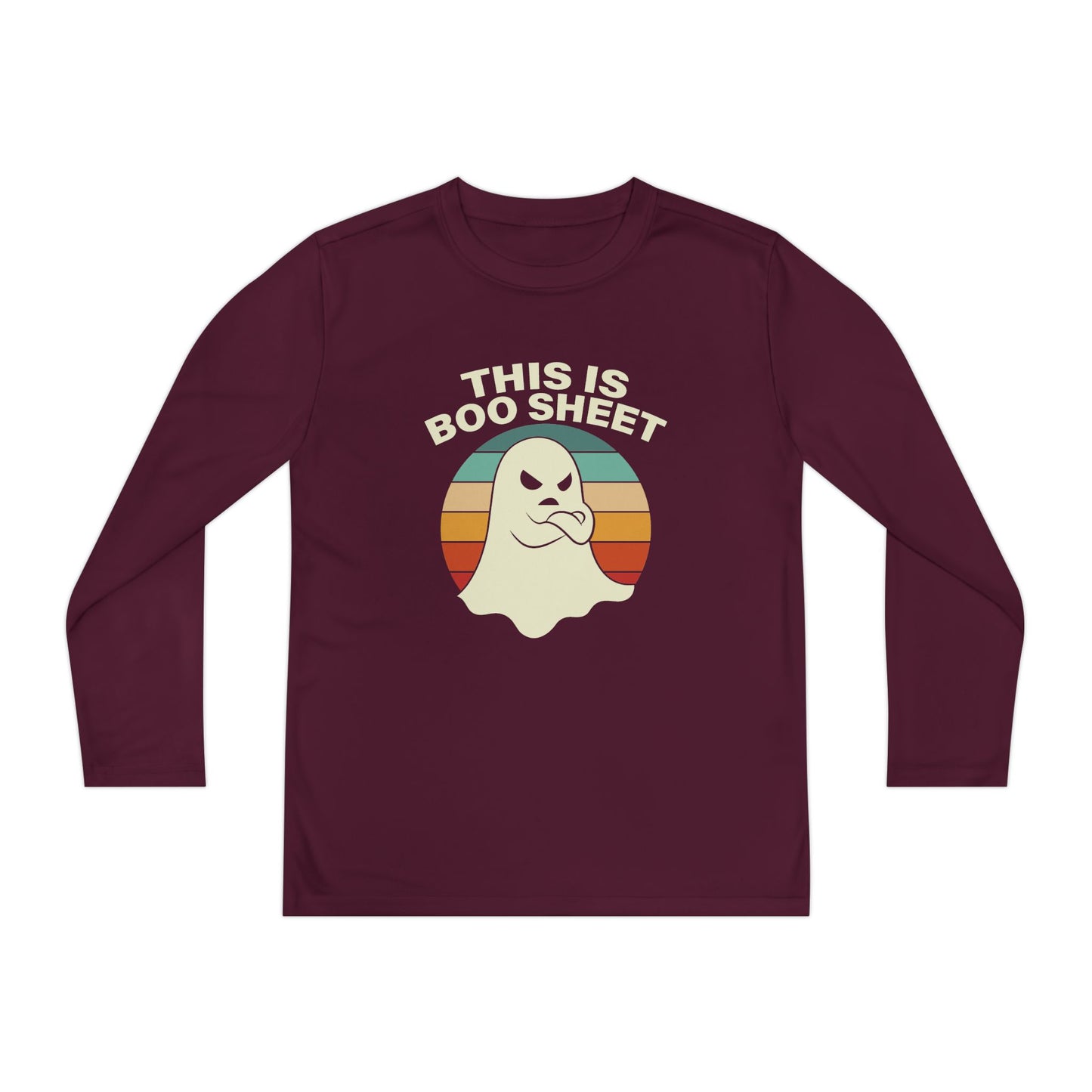 This Is Boo Sheet Funny Halloween T‑Shirt | Sarcastic Ghost Shirt for Spooky Season | Retro Ghost Graphic Tee for Men & Women
