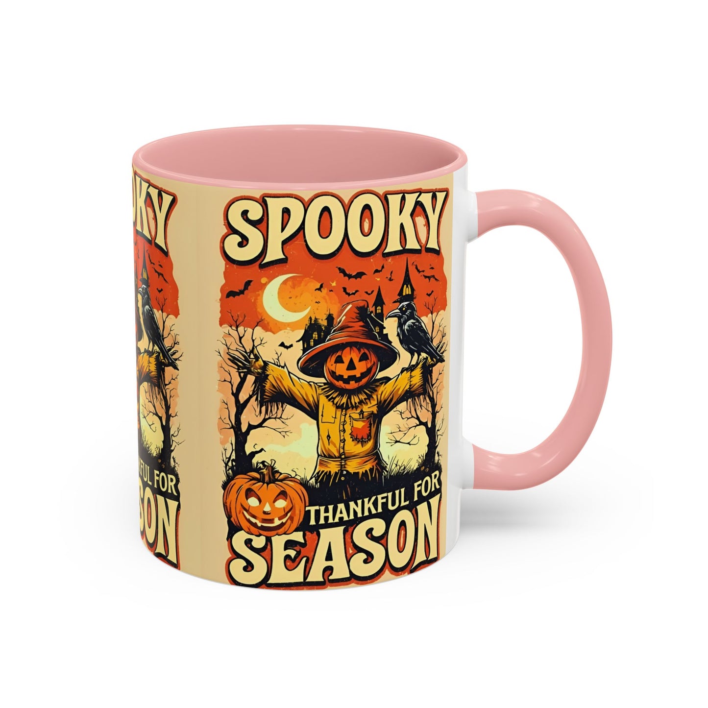 Spooky Thankful for the Season Mug π | Cute Pumpkin Halloween Coffee Cup Accent Mug