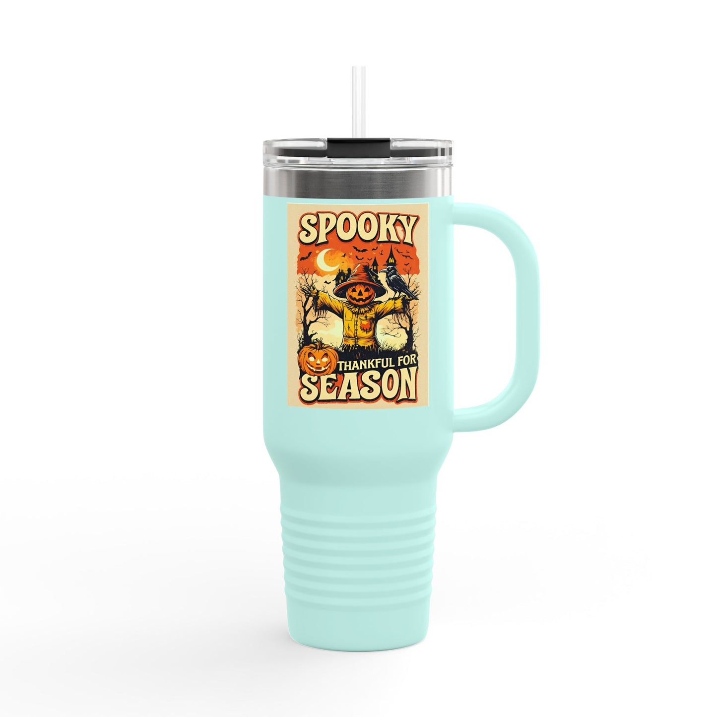 Spooky Thankful for the Season Mug π | Cute Pumpkin Halloween Coffee Cup Travel Mug