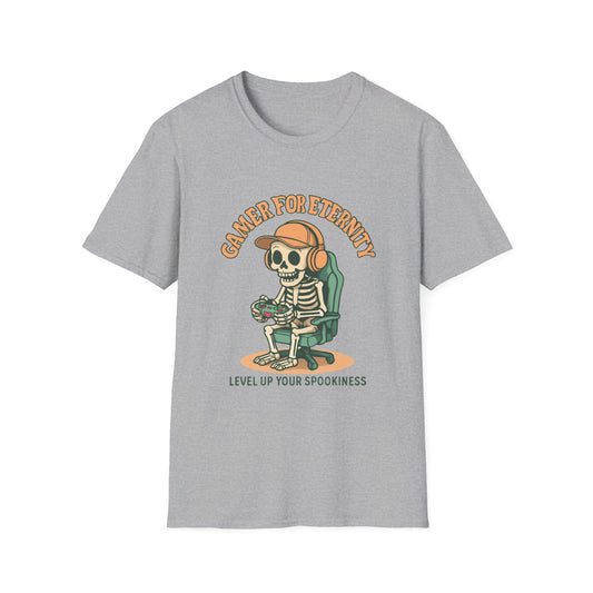 Gamer Skeleton Design – Gaming Skeleton Artwork for Halloween & Spooky Gamers