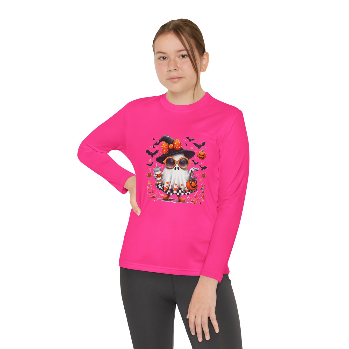 Cute Halloween Ghost  | Trendy Witch Ghost Outfit | Spooky Fall Shirt for Women | Pumpkin Aesthetic Halloween Apparel Gift