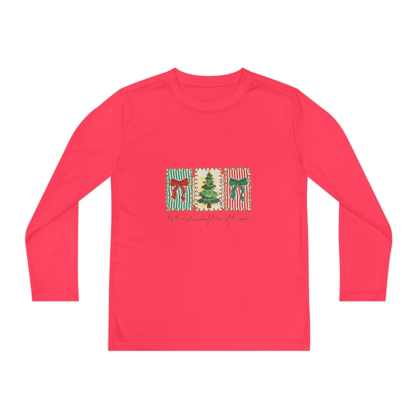 Festive Christmas Tree & Bow Design | It’s the Most Wonderful Time of the Year – Holiday Shirt, Mug, Tote & Home Decor