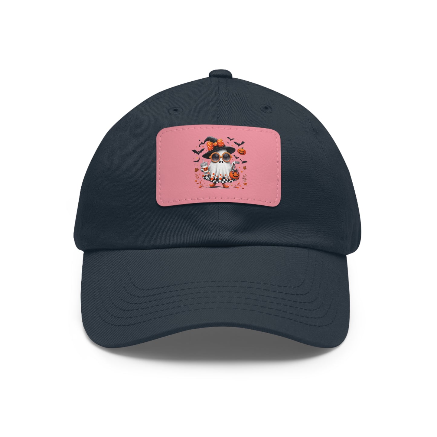 Cute Halloween Ghost T-Shirt | Trendy Witch Ghost Outfit | Spooky Fall Shirt for Women | Pumpkin Aesthetic Halloween Apparel Gift Dad Hat