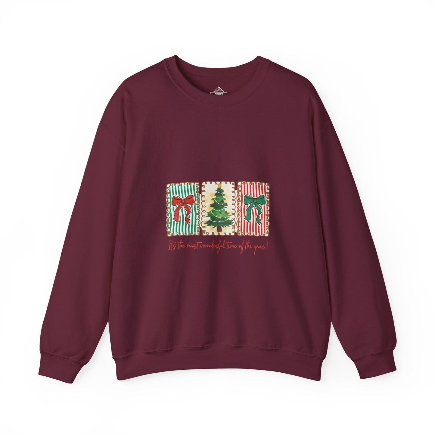 Festive Christmas Tree & Bow Design | It’s the Most Wonderful Time of the Year – Holiday Shirt, Mug, Tote & Home Decor