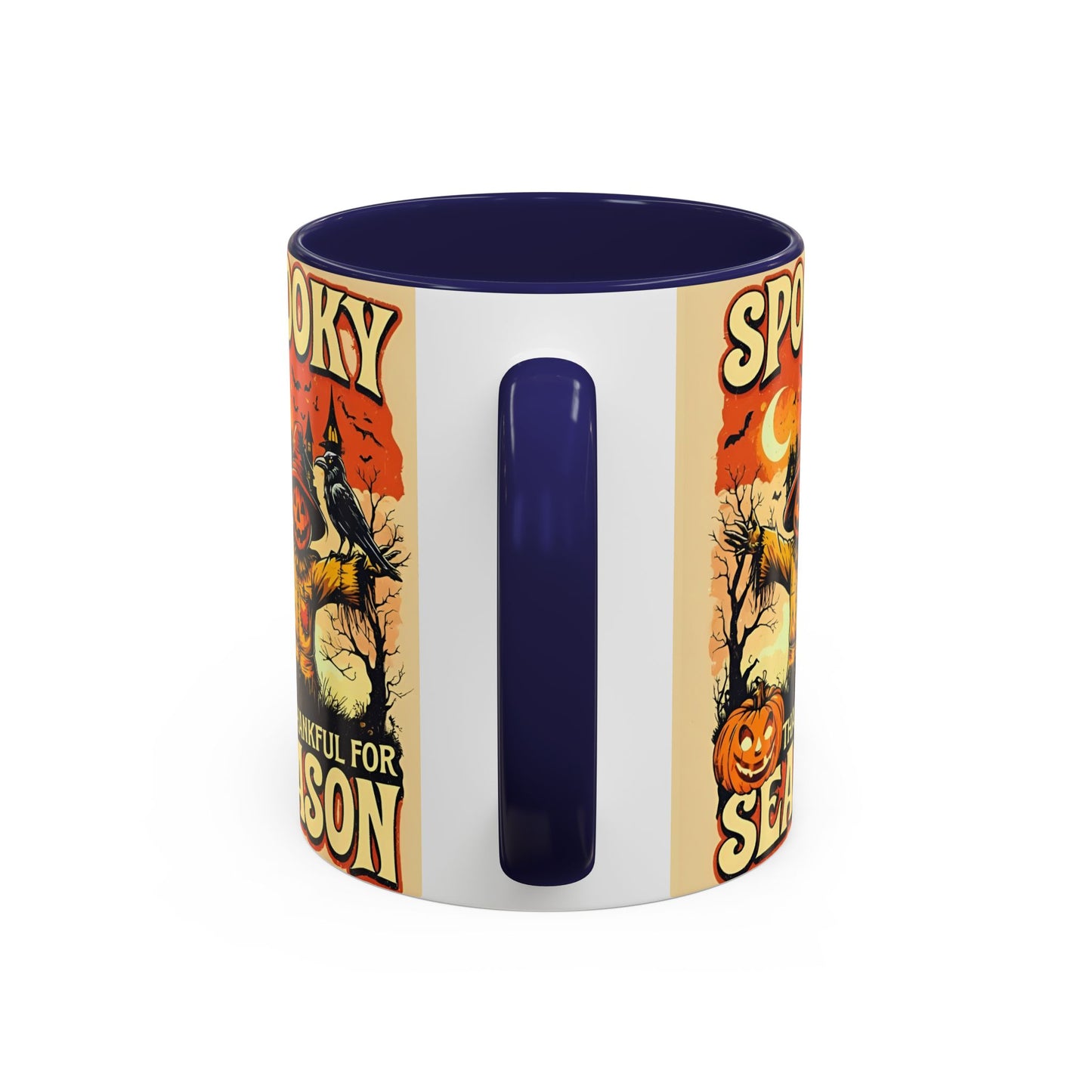 Spooky Thankful for the Season Mug π | Cute Pumpkin Halloween Coffee Cup Accent Mug