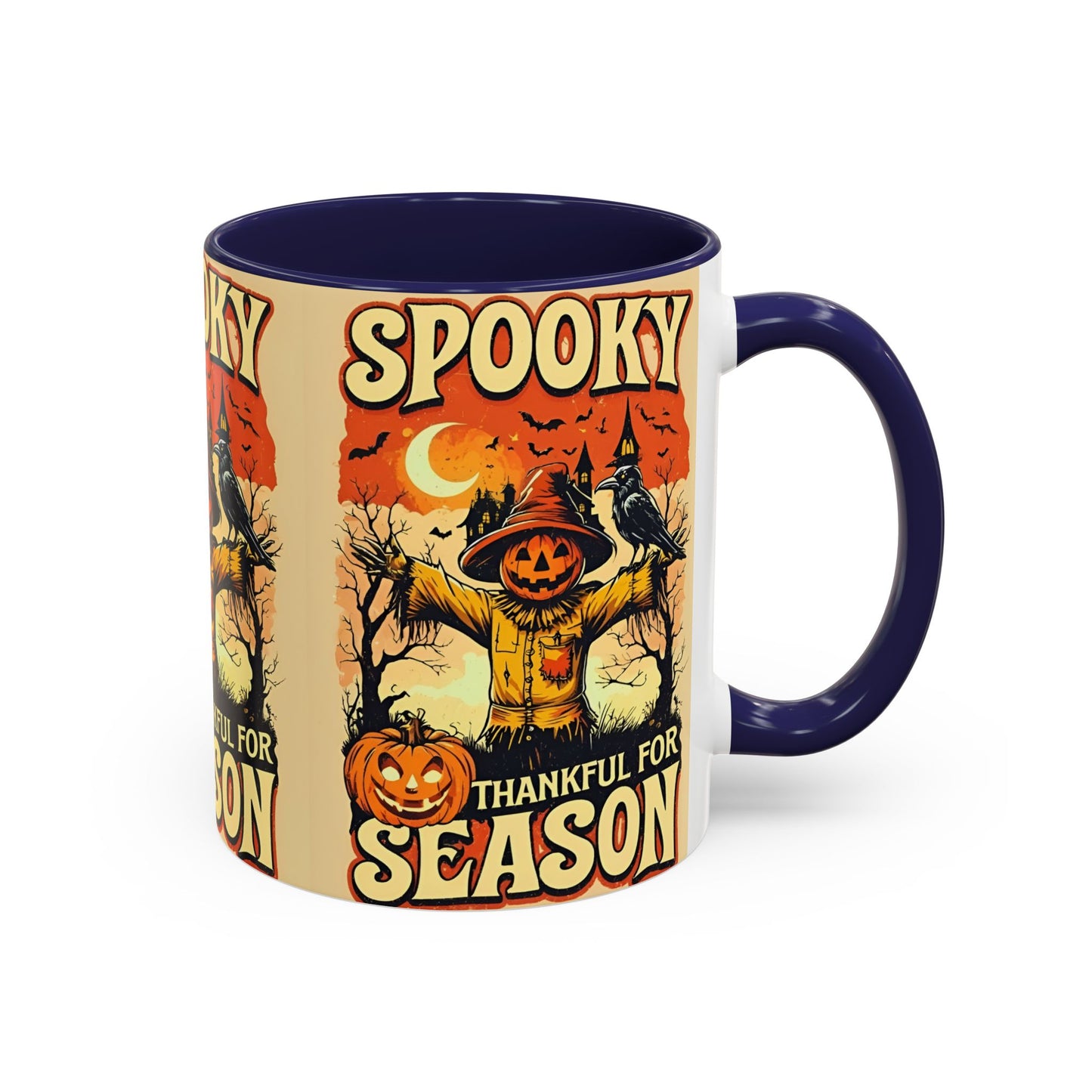 Spooky Thankful for the Season Mug π | Cute Pumpkin Halloween Coffee Cup Accent Mug