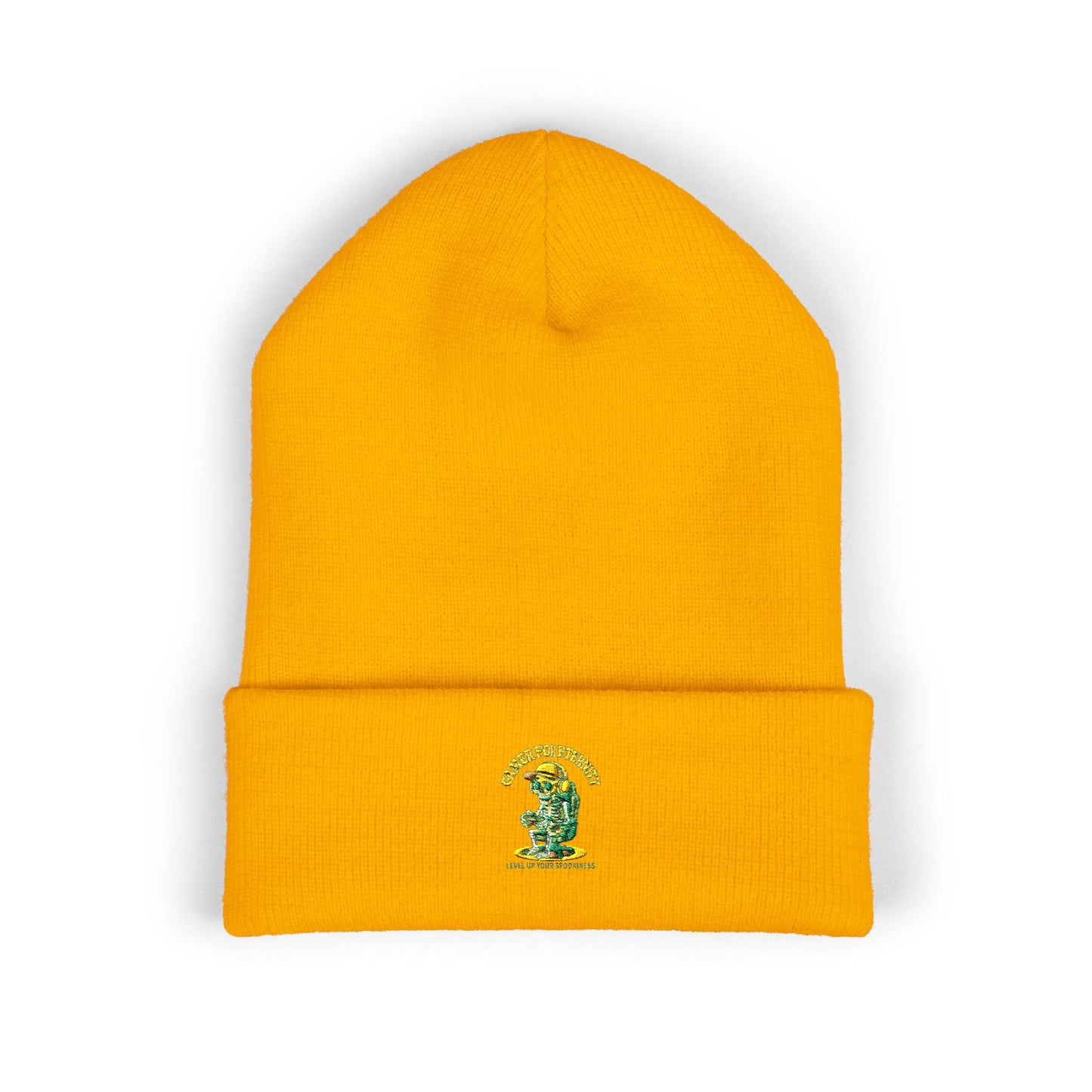 Stylish Embroidered Cuffed Beanie - Cozy Winter Hat for Fans, Gifts for Him or Her, Perfect for Holidays, Outdoor Events, Casual Wear, Cuffed Beanie