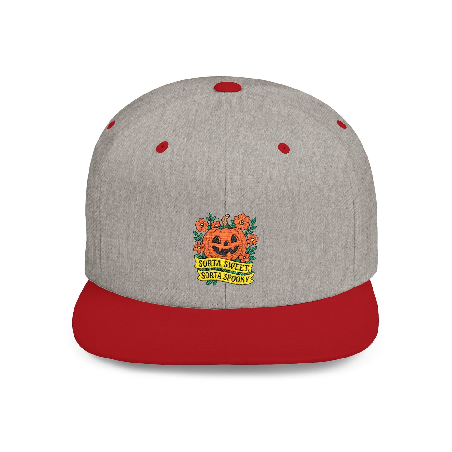 Cute Pumpkin Design – Sorta Sweet, Sorta Spooky Halloween Artwork Snapback Cap