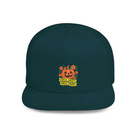 Cute Pumpkin Design – Sorta Sweet, Sorta Spooky Halloween Artwork Snapback Cap