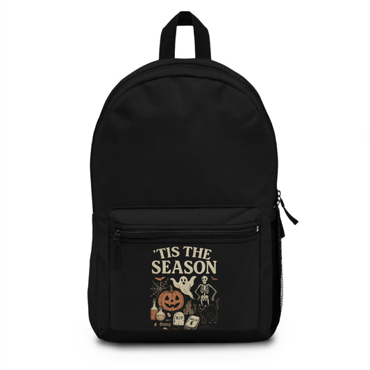 Halloween-Themed Backpack - 'Tis the Season - Perfect for Trick or Treating, School, Gifts, and Fall Celebrations Backpacks