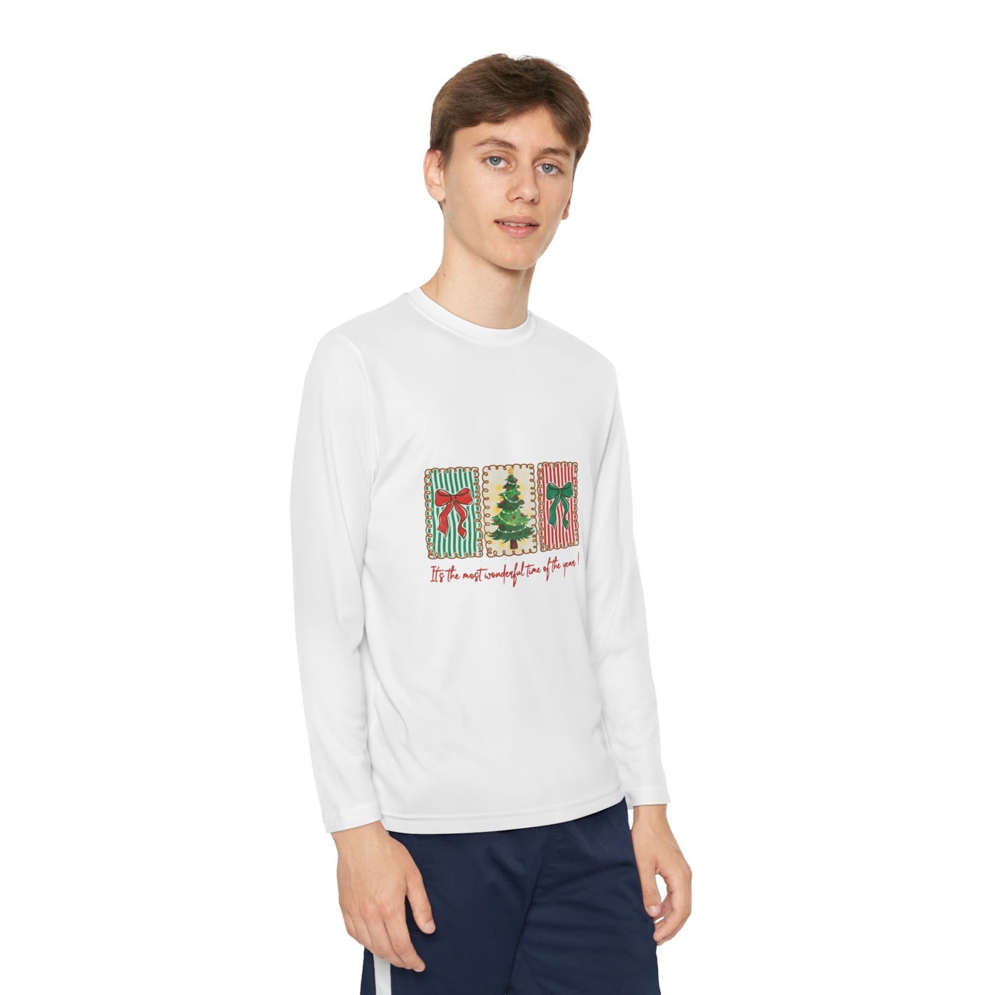 Festive Christmas Tree & Bow Design | It’s the Most Wonderful Time of the Year – Holiday Shirt, Mug, Tote & Home Decor