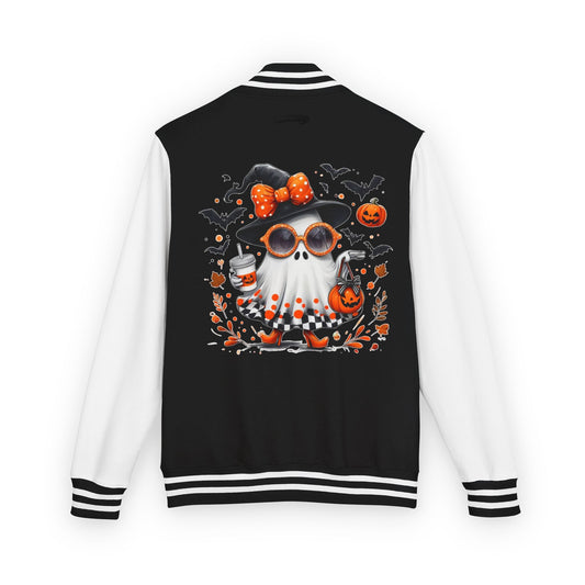 Trendy Halloween Ghost with Witch  Sunglasses | Cute Spooky Chic Pumpkin Art Print | Fashion Ghost Fall Aesthetic Design