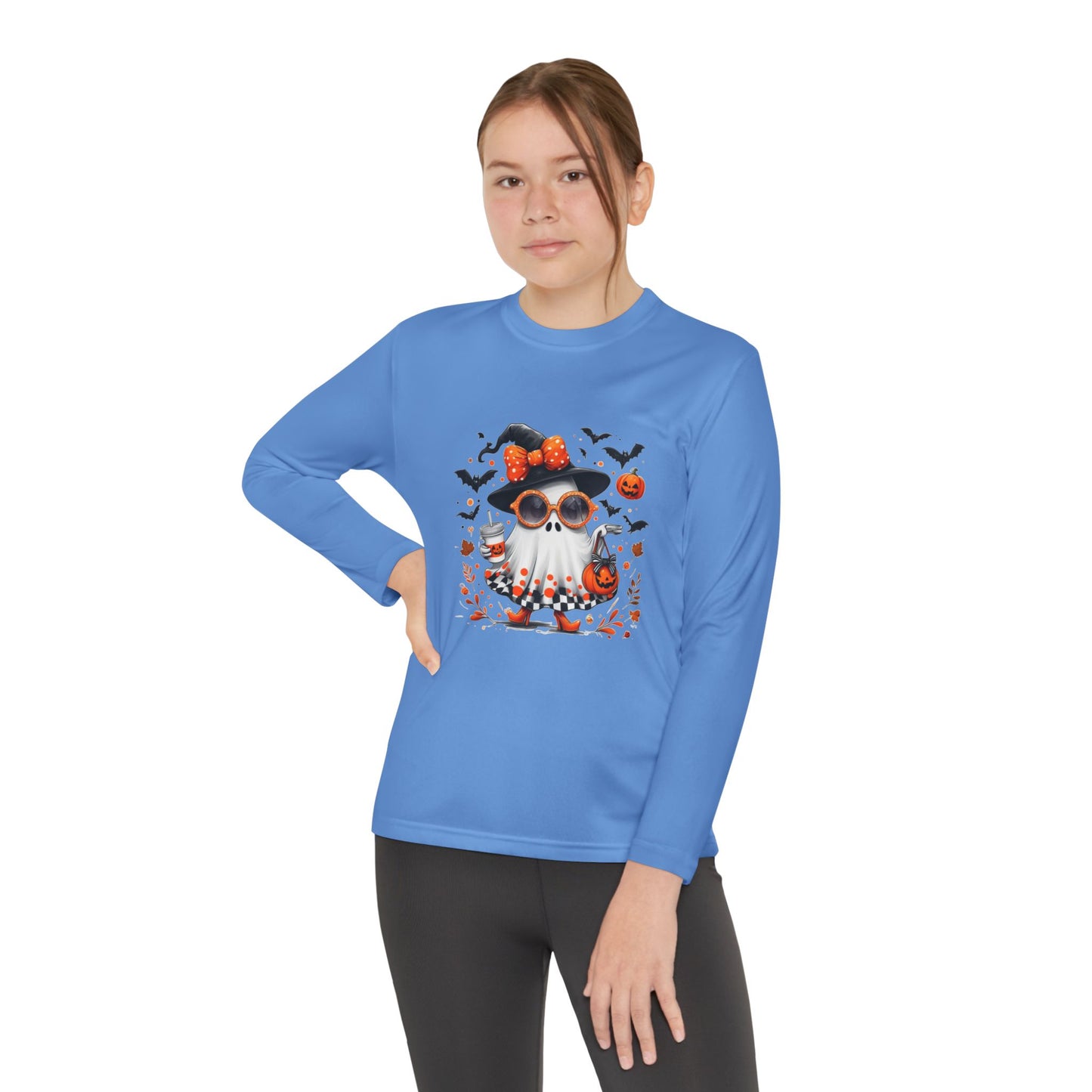 Cute Halloween Ghost  | Trendy Witch Ghost Outfit | Spooky Fall Shirt for Women | Pumpkin Aesthetic Halloween Apparel Gift