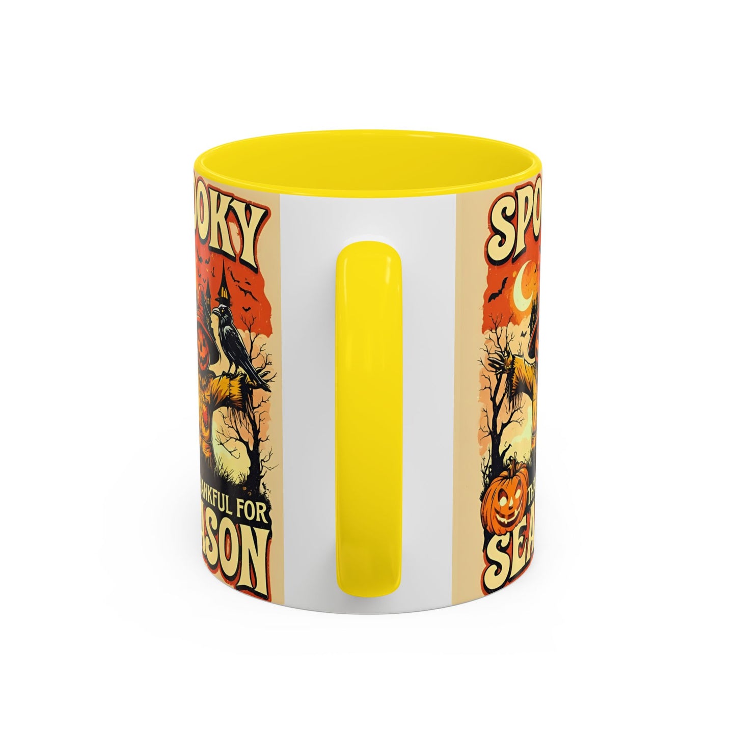 Spooky Thankful for the Season Mug π | Cute Pumpkin Halloween Coffee Cup Accent Mug