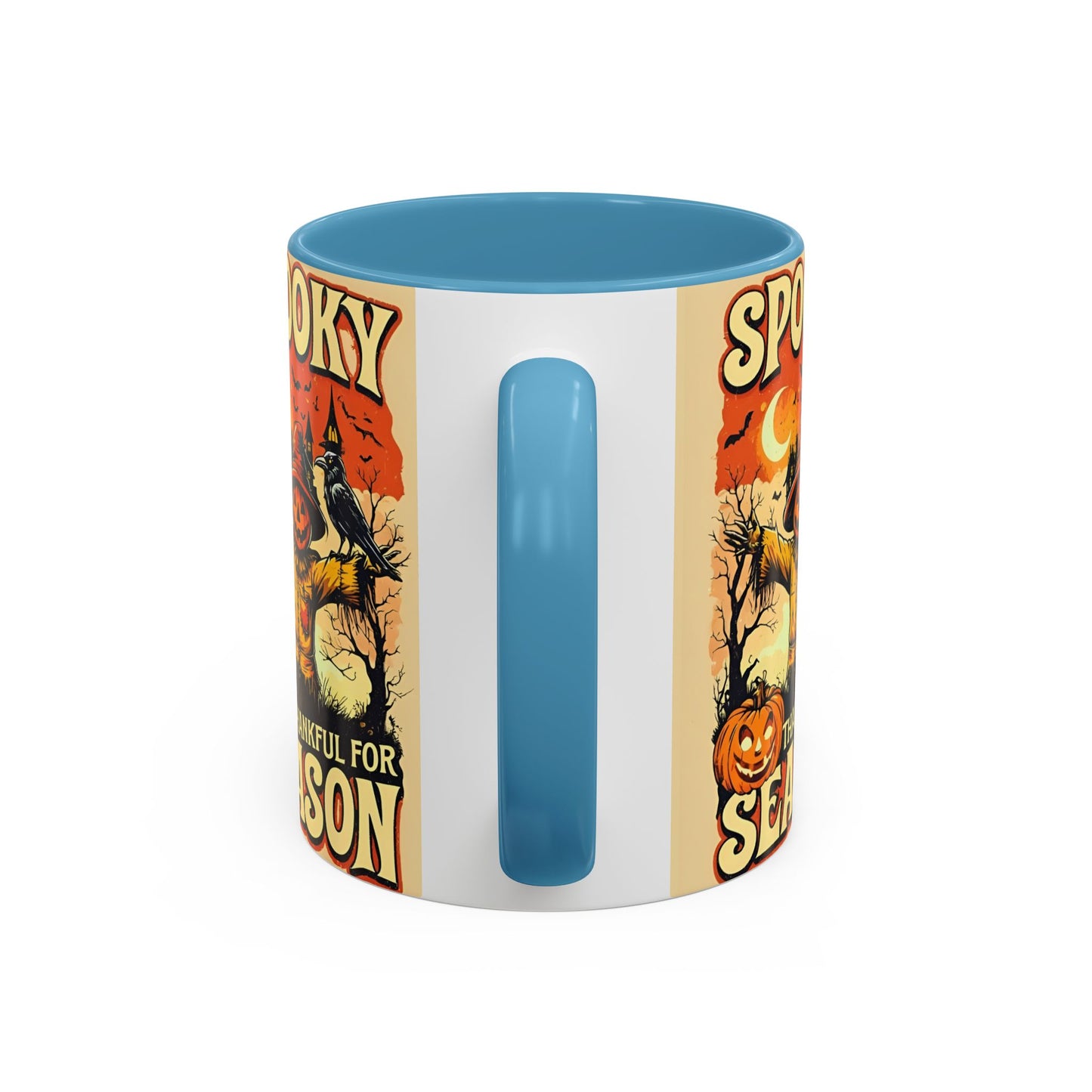Spooky Thankful for the Season Mug π | Cute Pumpkin Halloween Coffee Cup Accent Mug