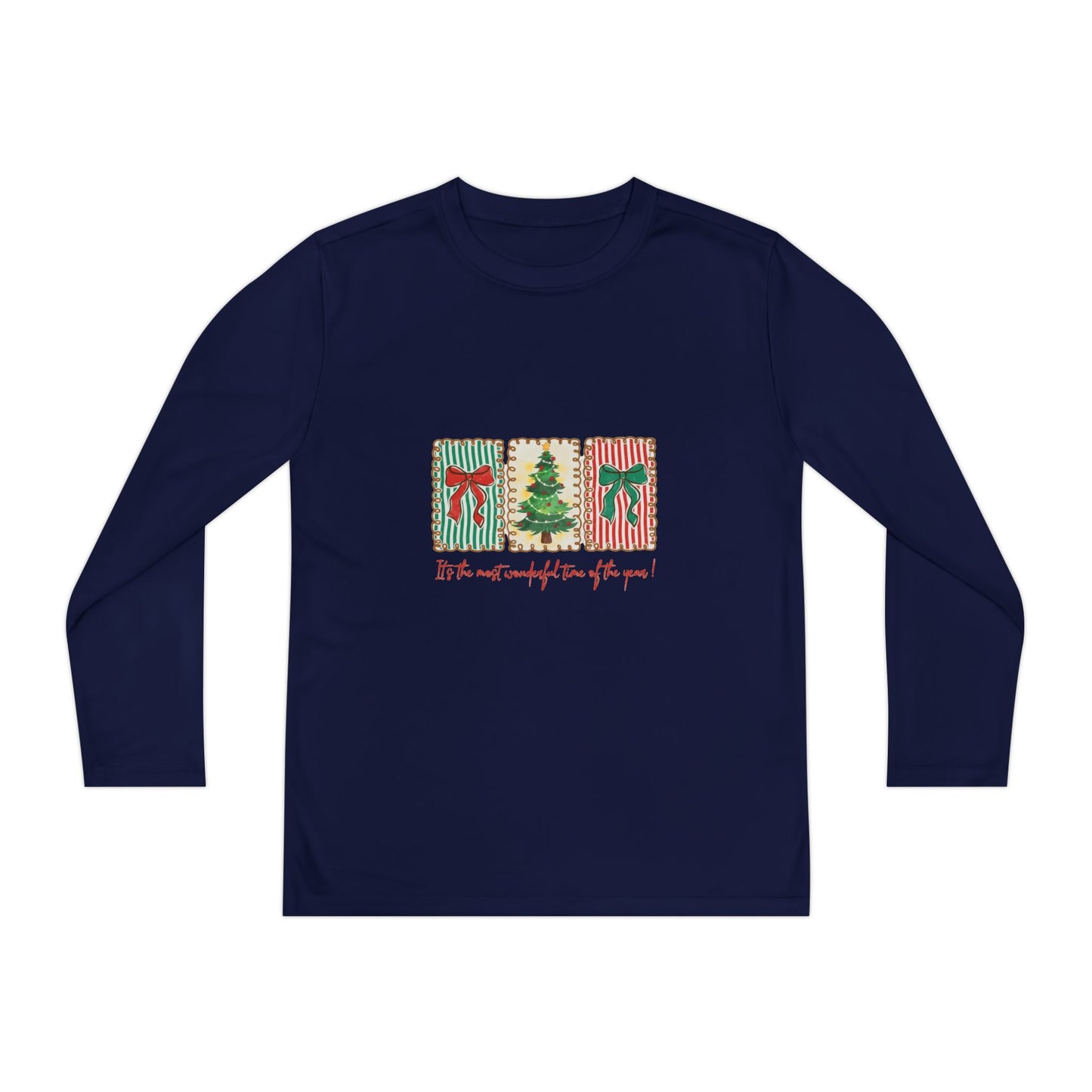Festive Christmas Tree & Bow Design | It’s the Most Wonderful Time of the Year – Holiday Shirt, Mug, Tote & Home Decor