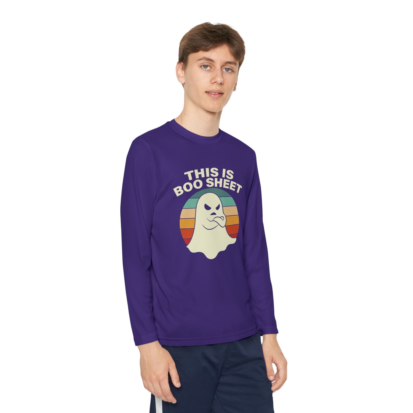 This Is Boo Sheet Funny Halloween T‑Shirt | Sarcastic Ghost Shirt for Spooky Season | Retro Ghost Graphic Tee for Men & Women