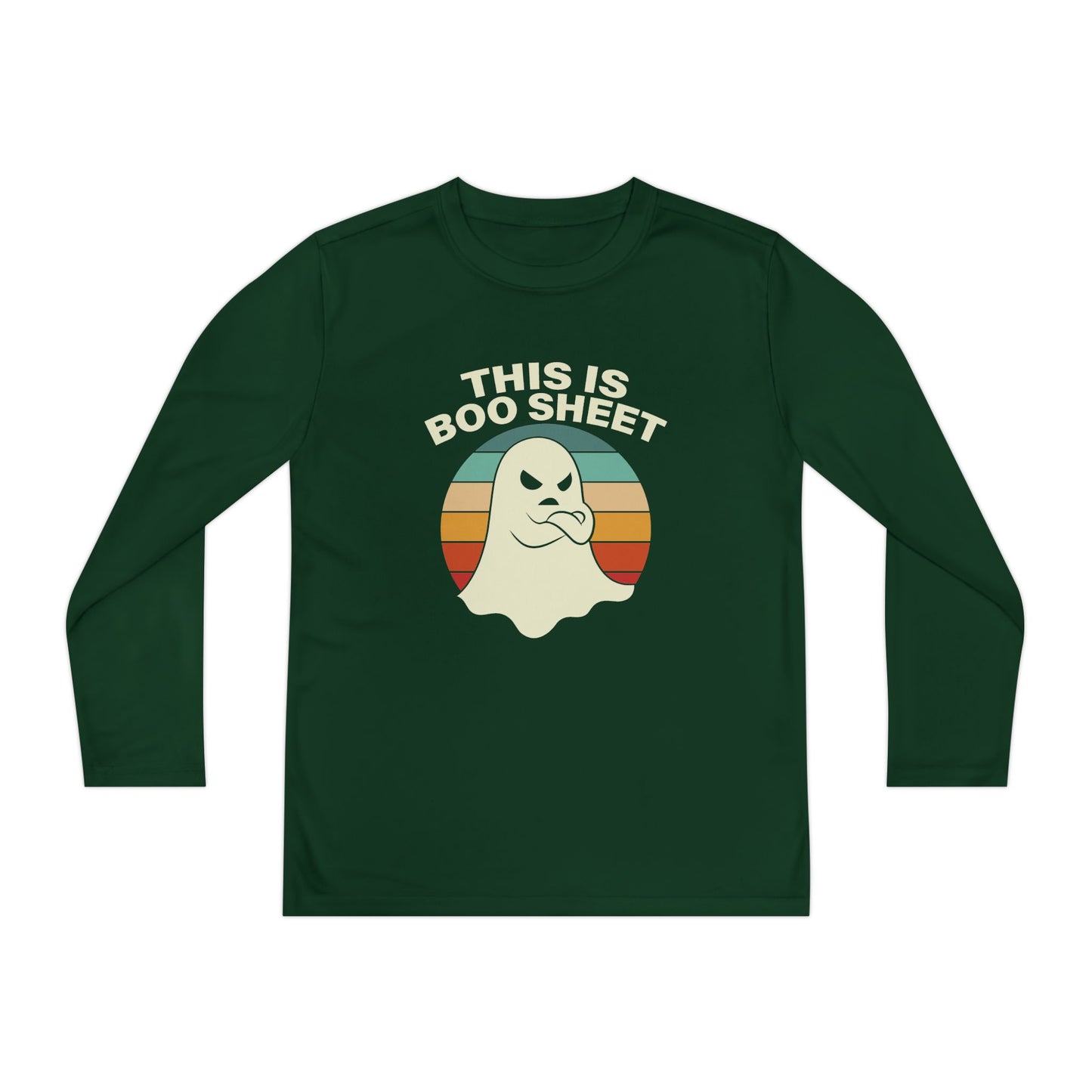 This Is Boo Sheet Funny Halloween T‑Shirt | Sarcastic Ghost Shirt for Spooky Season | Retro Ghost Graphic Tee for Men & Women