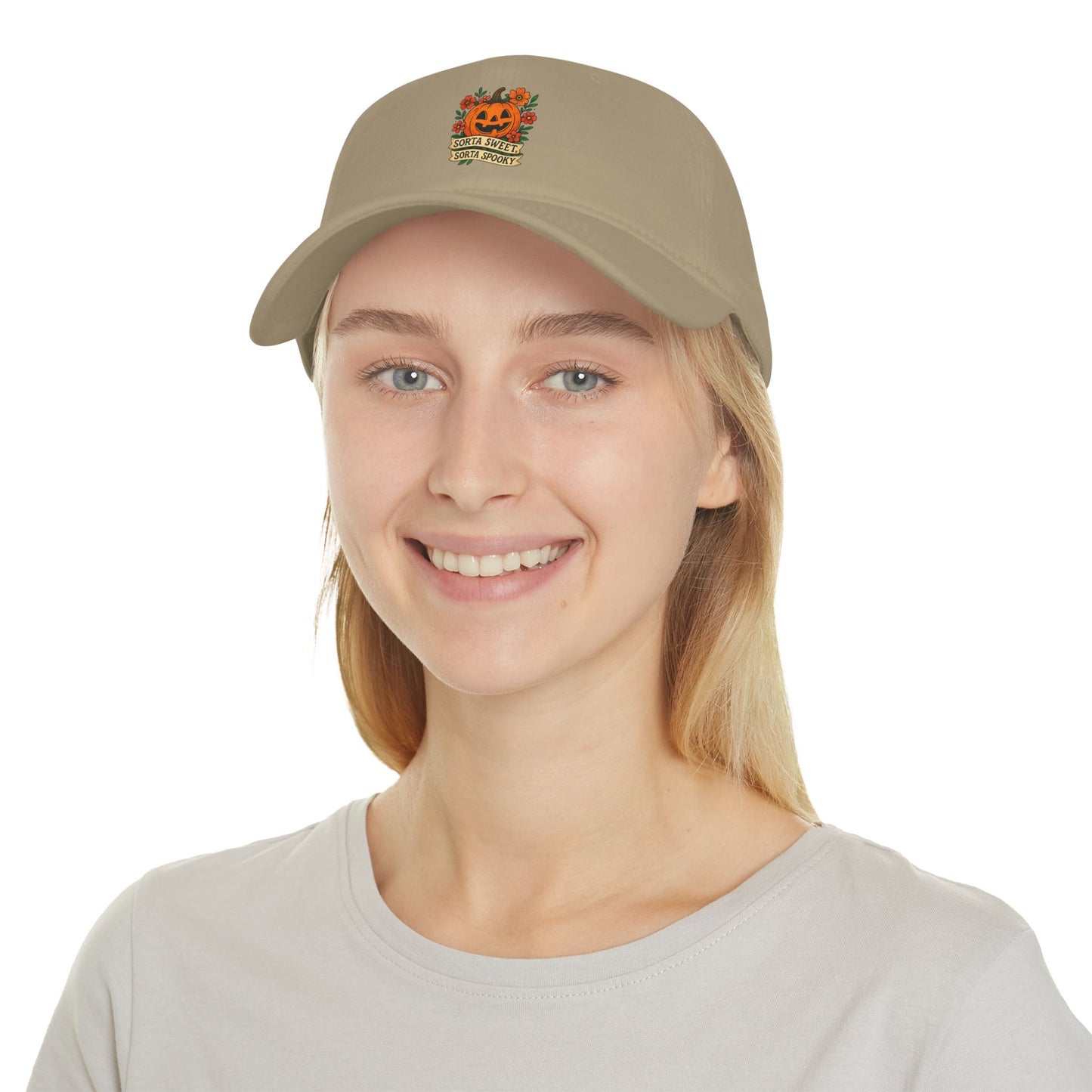 Cute Pumpkin Design – Sorta Sweet, Sorta Spooky Halloween Artwork Baseball Caps