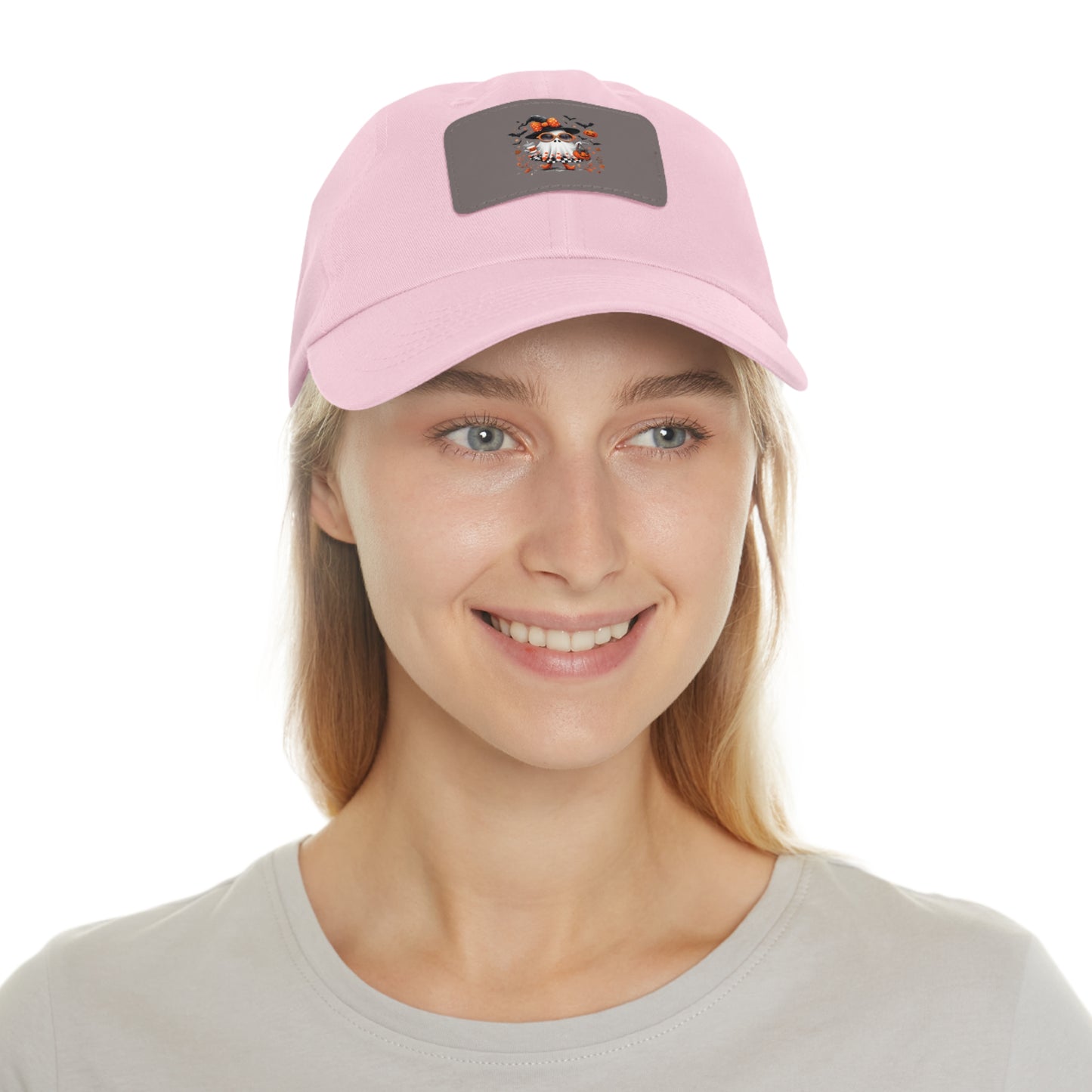 Cute Halloween Ghost T-Shirt | Trendy Witch Ghost Outfit | Spooky Fall Shirt for Women | Pumpkin Aesthetic Halloween Apparel Gift Dad Hat