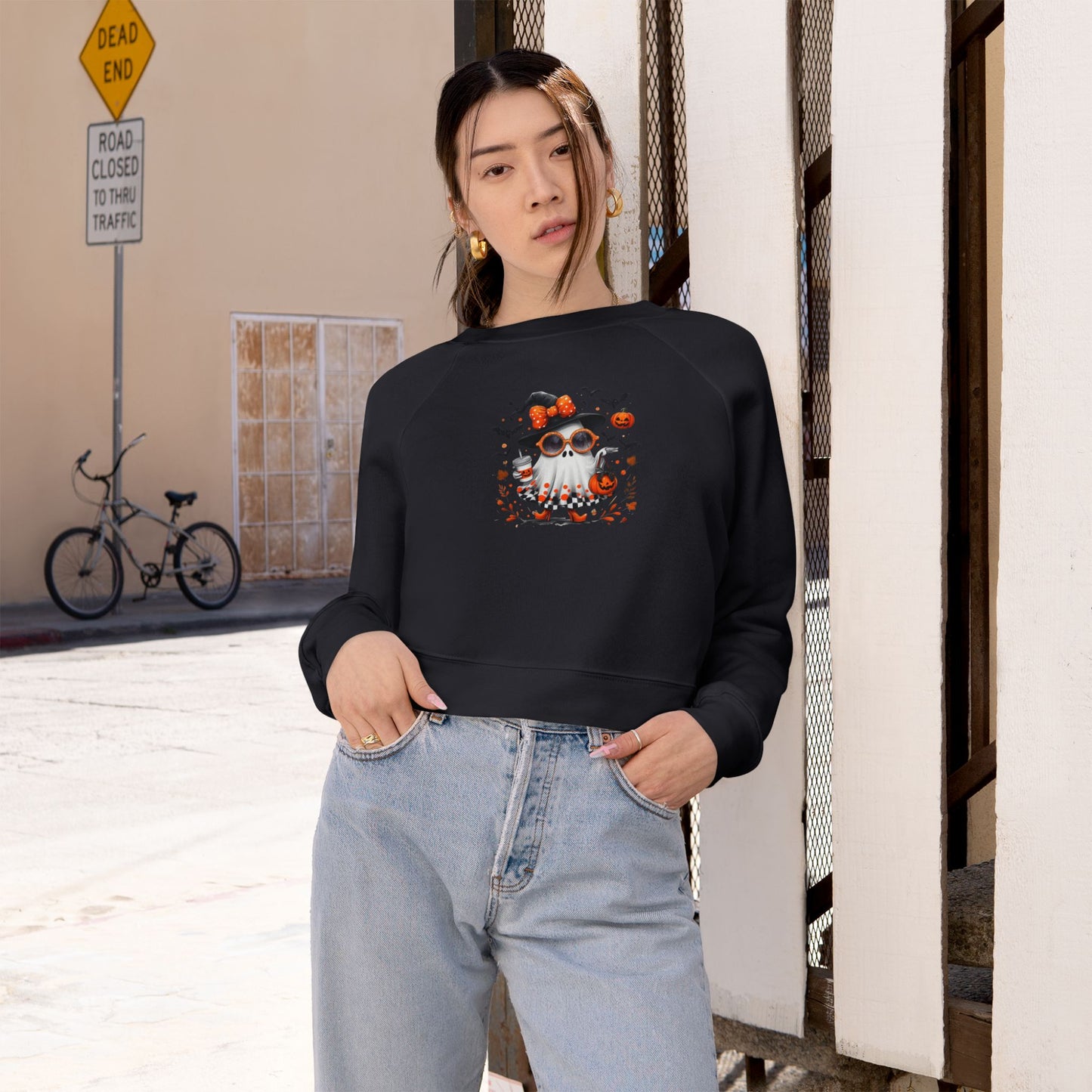 Cute Halloween Ghost | Trendy Witch Ghost Outfit | Spooky Fall Shirt for Women | Pumpkin Aesthetic Halloween Apparel Gift