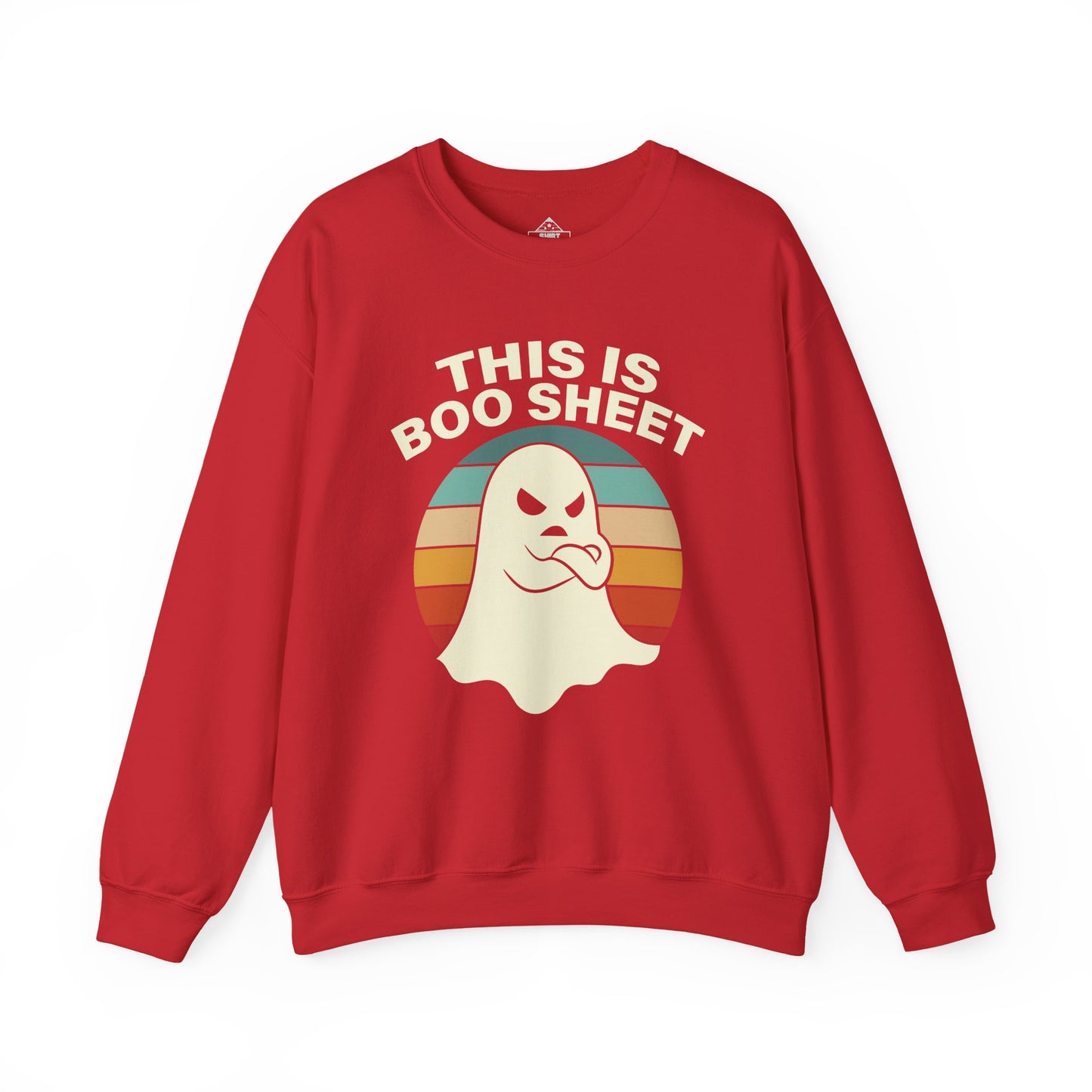 This Is Boo Sheet Funny Halloween T‑Shirt | Sarcastic Ghost Shirt for Spooky Season | Retro Ghost Graphic Tee for Men & Women