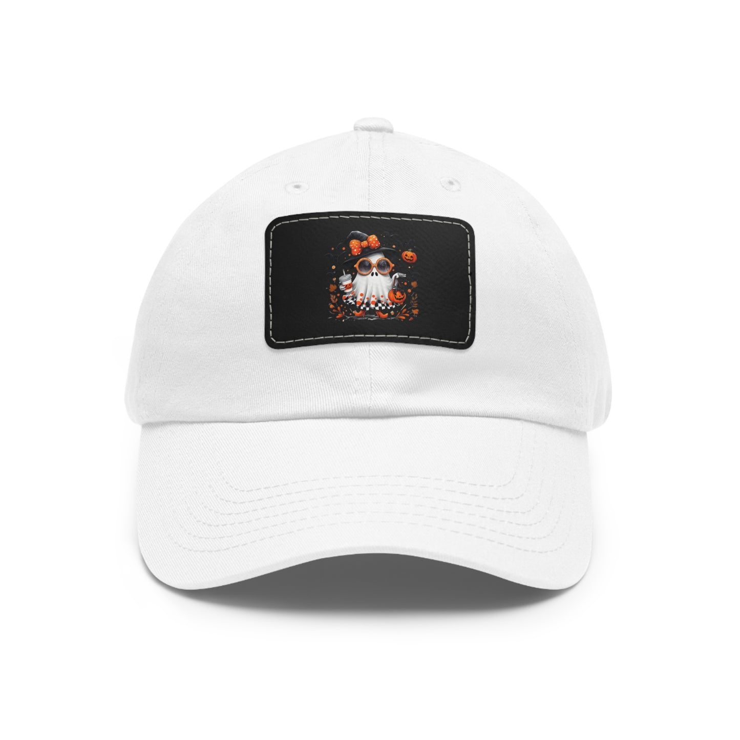 Cute Halloween Ghost T-Shirt | Trendy Witch Ghost Outfit | Spooky Fall Shirt for Women | Pumpkin Aesthetic Halloween Apparel Gift Dad Hat