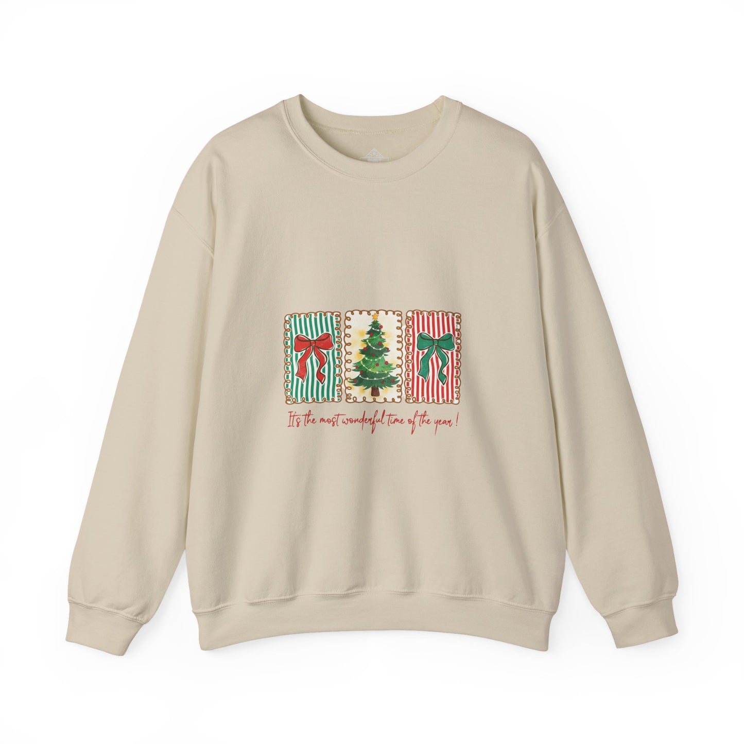 Festive Christmas Tree & Bow Design | It’s the Most Wonderful Time of the Year – Holiday Shirt, Mug, Tote & Home Decor