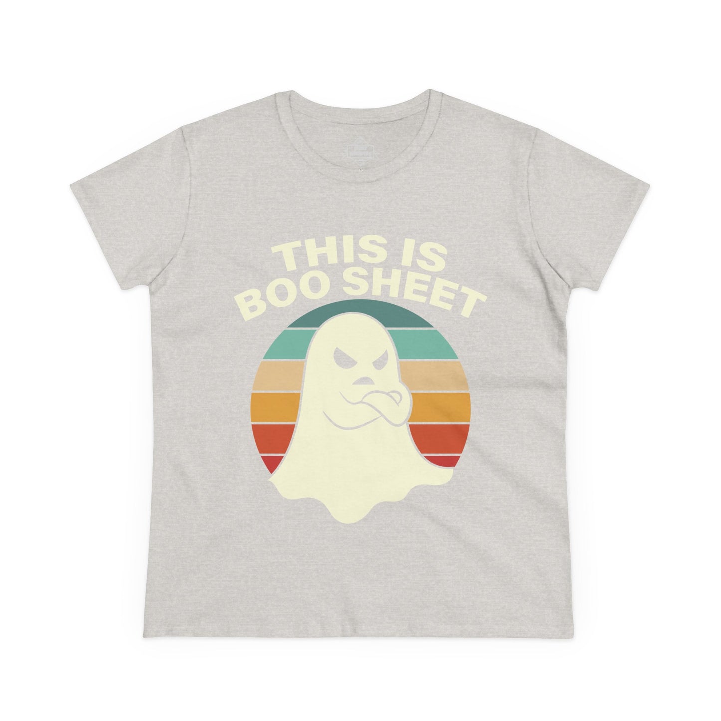 This Is Boo Sheet Funny Halloween | Sarcastic Ghost Shirt for Spooky Season | Retro Ghost Graphic Tee for Men & Women