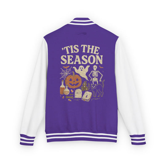 ‘Tis the Season Halloween  | Vintage Spooky Season Shirt with Ghost, Skeleton & Pumpkin | Retro Halloween Graphic Tee for Fall
