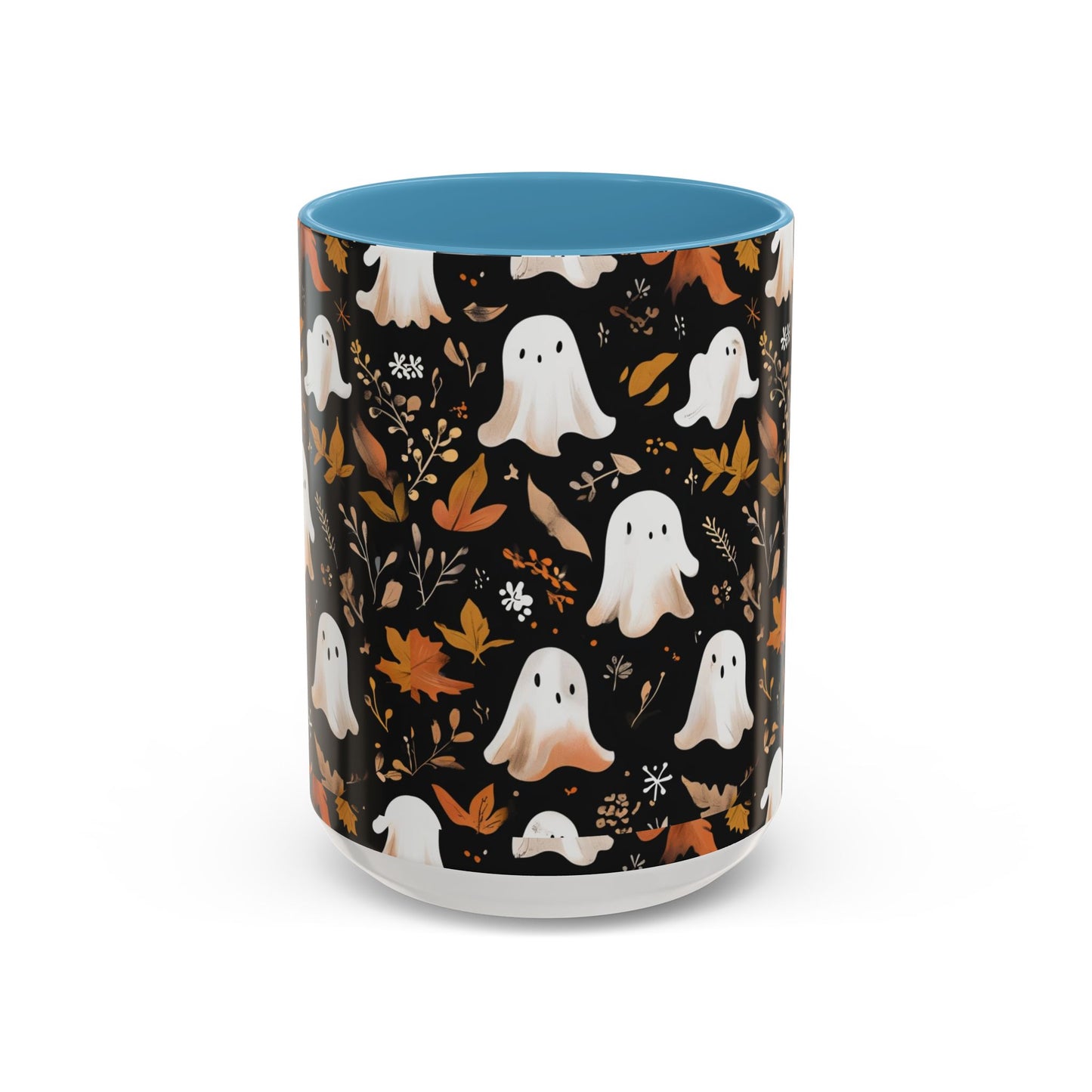 Halloween Ghost Coffee Mug, Cute Fall Mug, Spooky Drinkware, Autumn Gift, Ghost Decor, Accent Mug