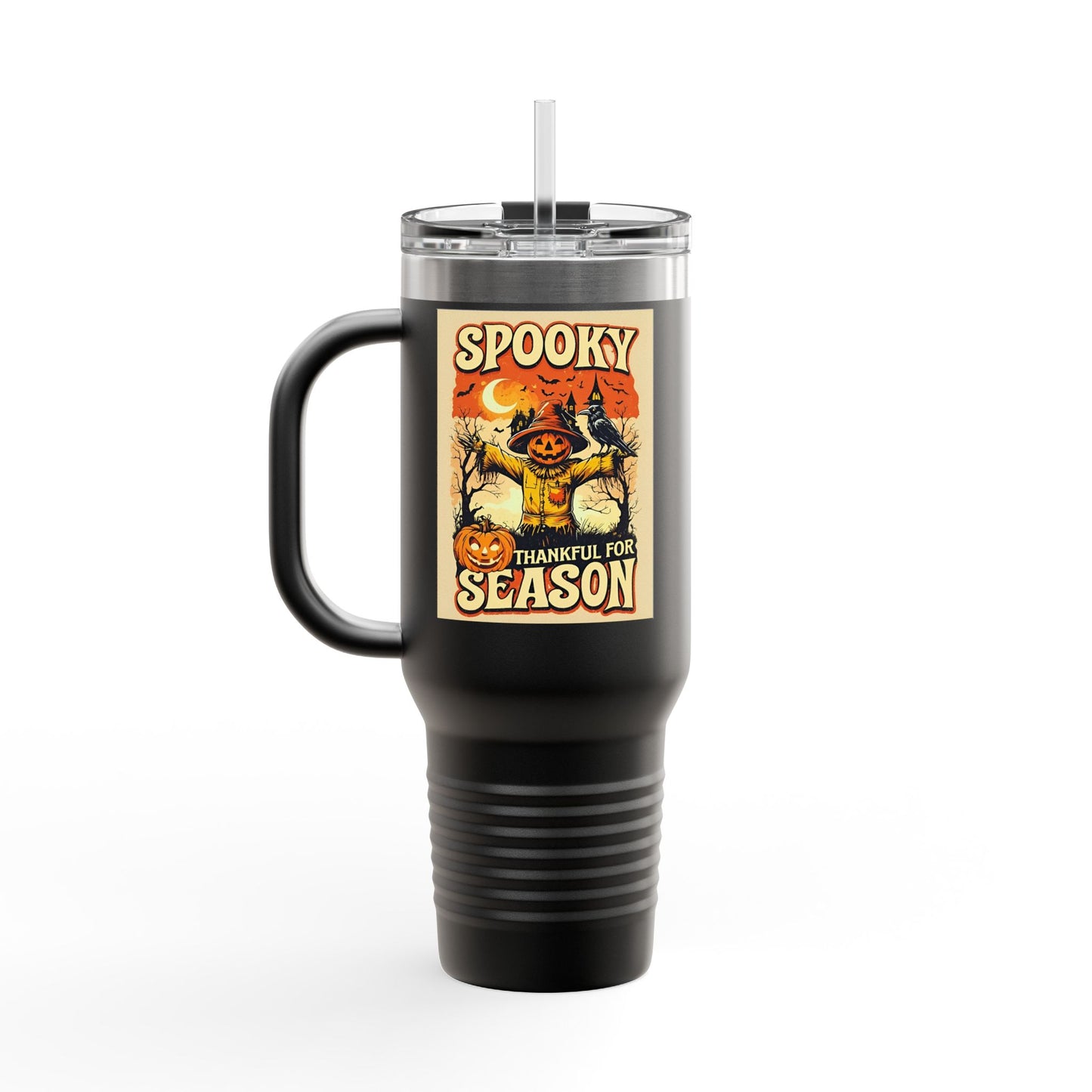 Spooky Thankful for the Season Mug π | Cute Pumpkin Halloween Coffee Cup Travel Mug