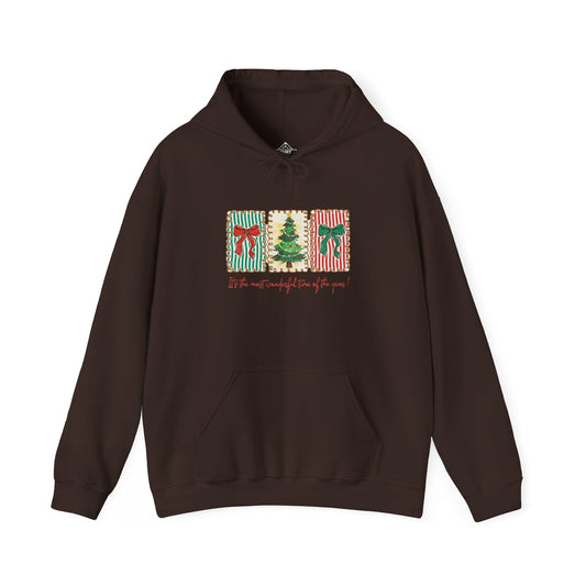 Festive Christmas Tree & Bow Design | It’s the Most Wonderful Time of the Year – Holiday Shirt, Mug, Tote & Home Decor