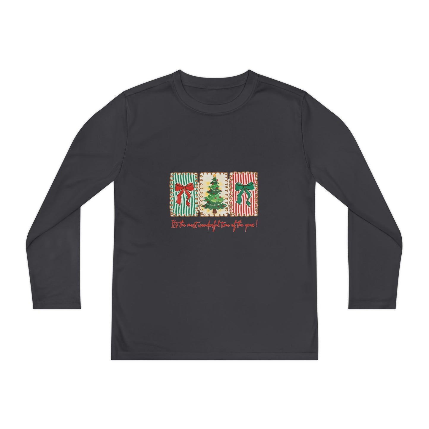 Festive Christmas Tree & Bow Design | It’s the Most Wonderful Time of the Year – Holiday Shirt, Mug, Tote & Home Decor
