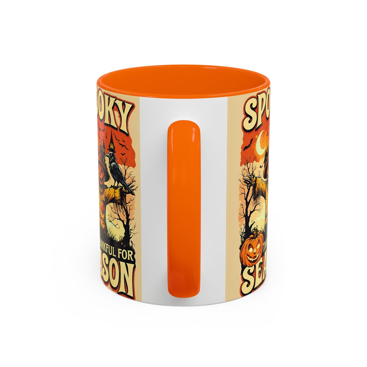 Spooky Thankful for the Season Mug π | Cute Pumpkin Halloween Coffee Cup Accent Mug