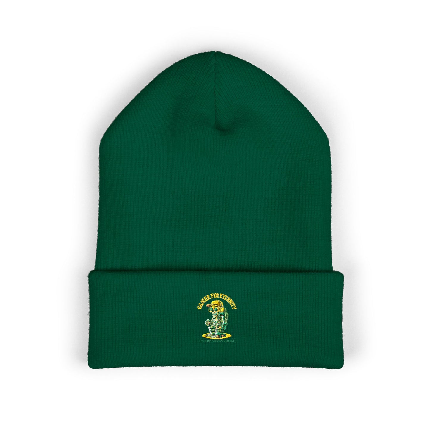 Stylish Embroidered Cuffed Beanie - Cozy Winter Hat for Fans, Gifts for Him or Her, Perfect for Holidays, Outdoor Events, Casual Wear, Cuffed Beanie